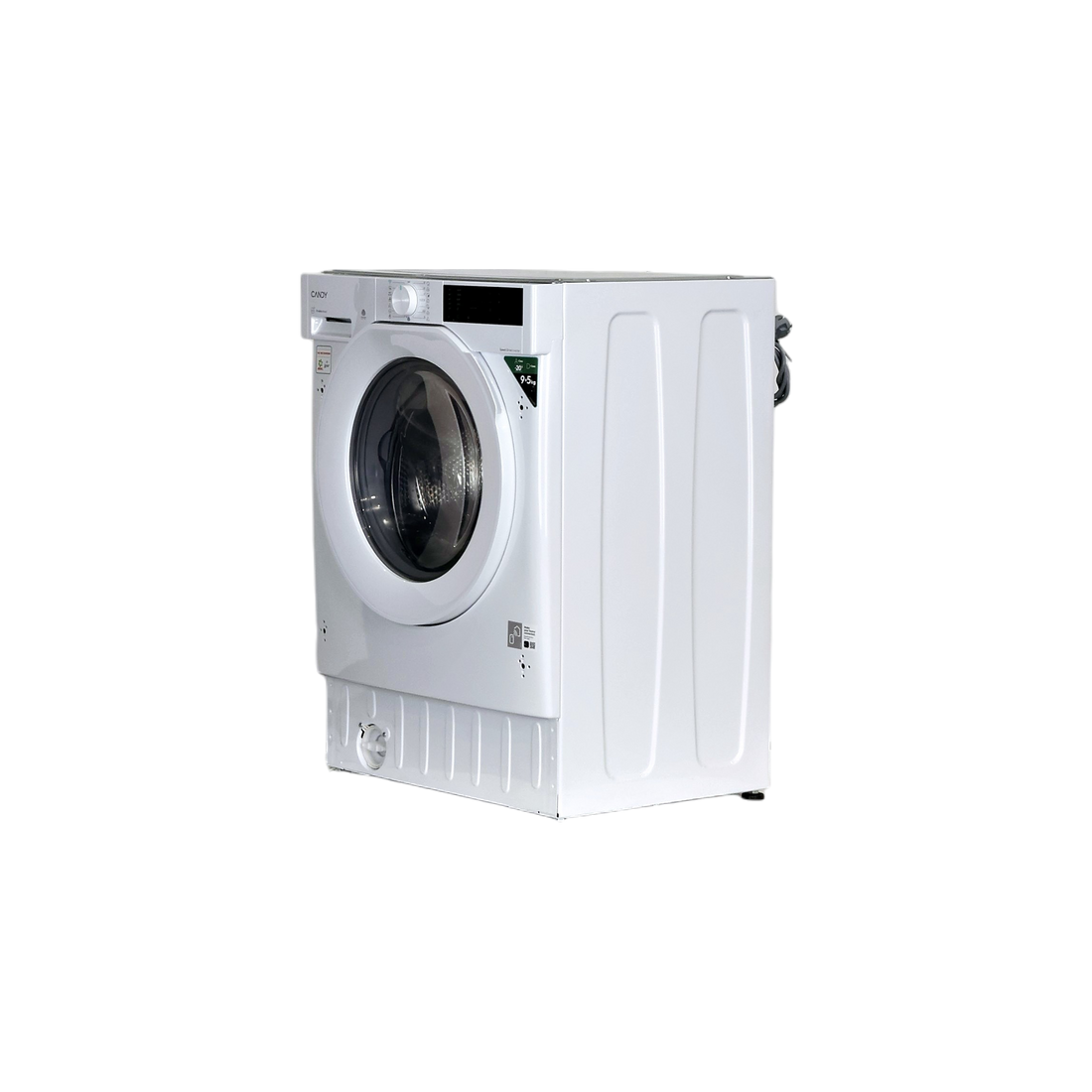 Lave-Linge Sechant 9 kg Reconditionné CANDY BC4S485M4D8-S : vue du côté gauche