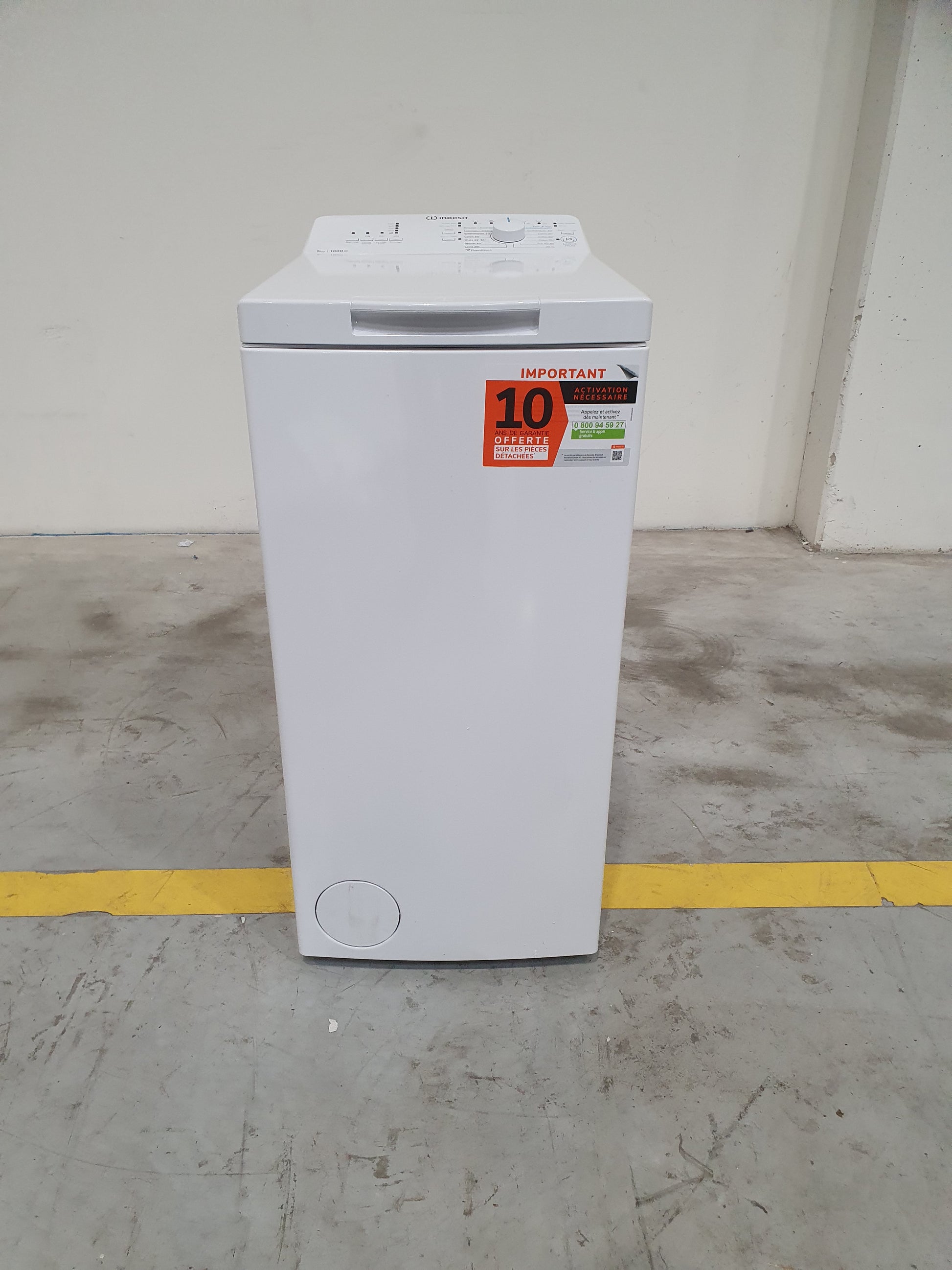 Lave-Linge Top 5 kg Reconditionné INDESIT BTWL50300FR/N : détails