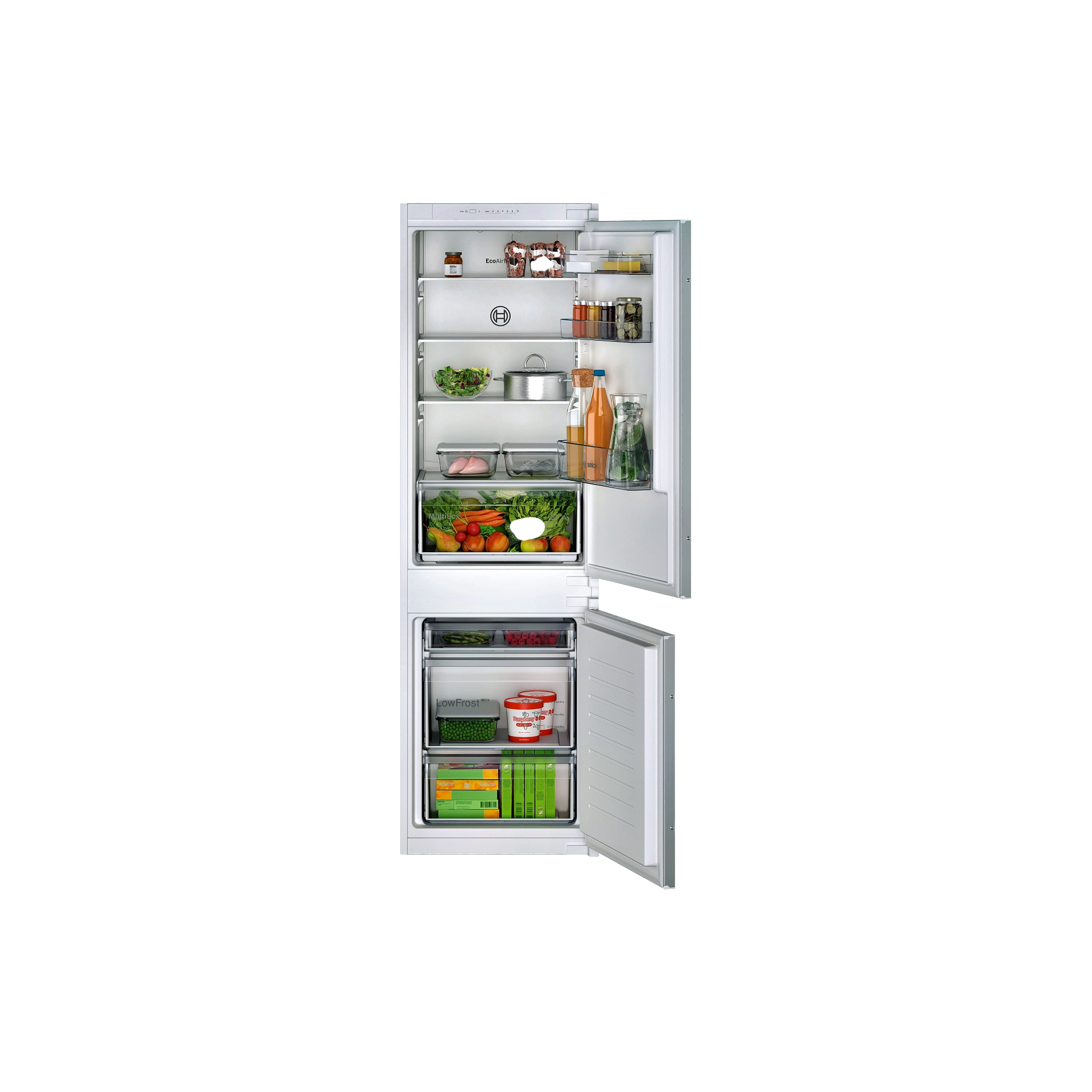 Réfrigérateur Encastrable 267 L Reconditionné BOSCH KIV86NSE0 : vue de face