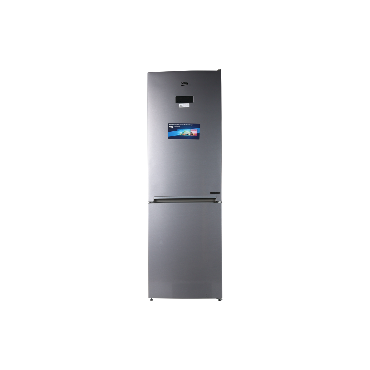 Réfrigérateur Avec Congélateur 323 L Reconditionné BEKO RCNE366E60ZXBN : vue de face