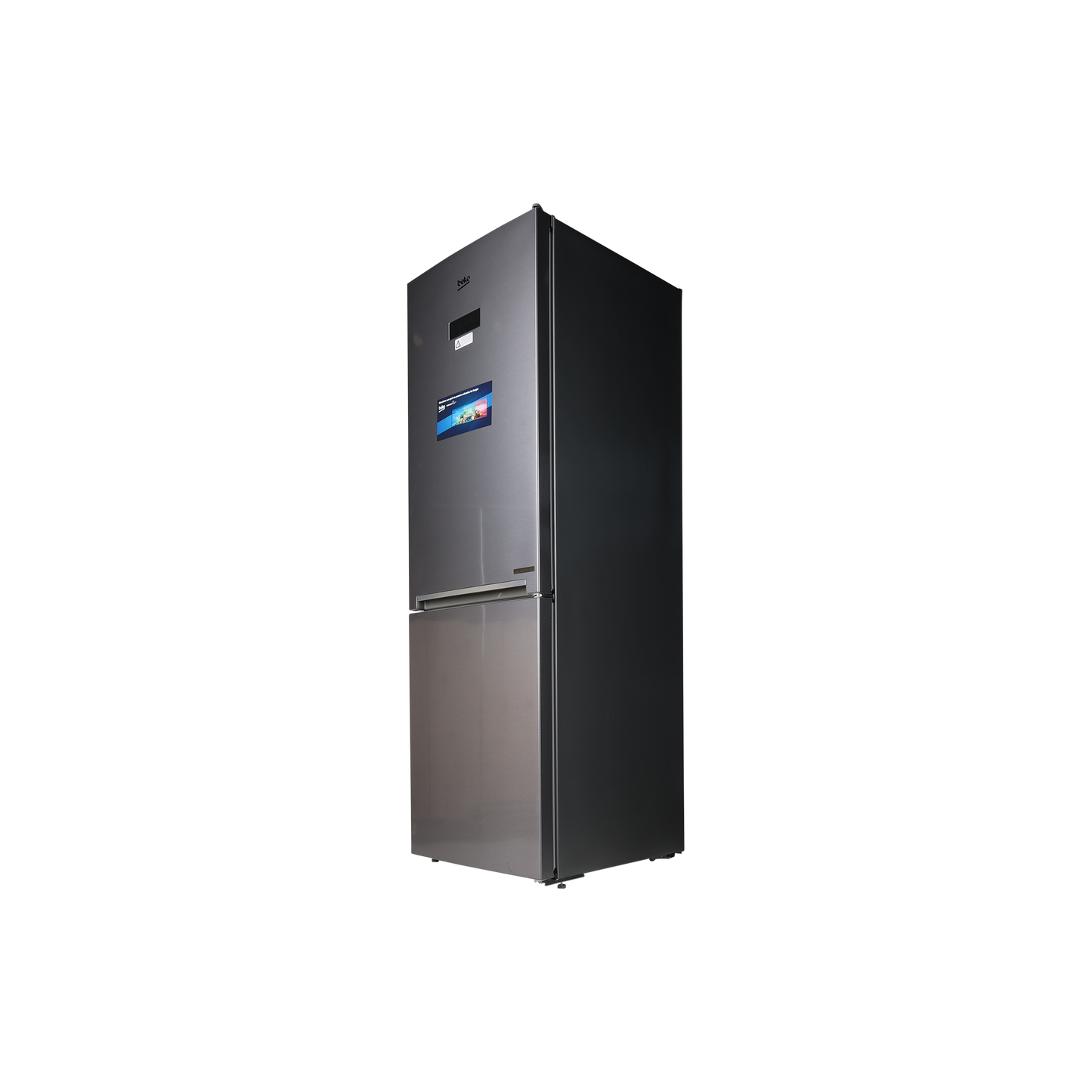 Réfrigérateur Avec Congélateur 323 L Reconditionné BEKO RCNE366E60ZXBN : vue du côté gauche