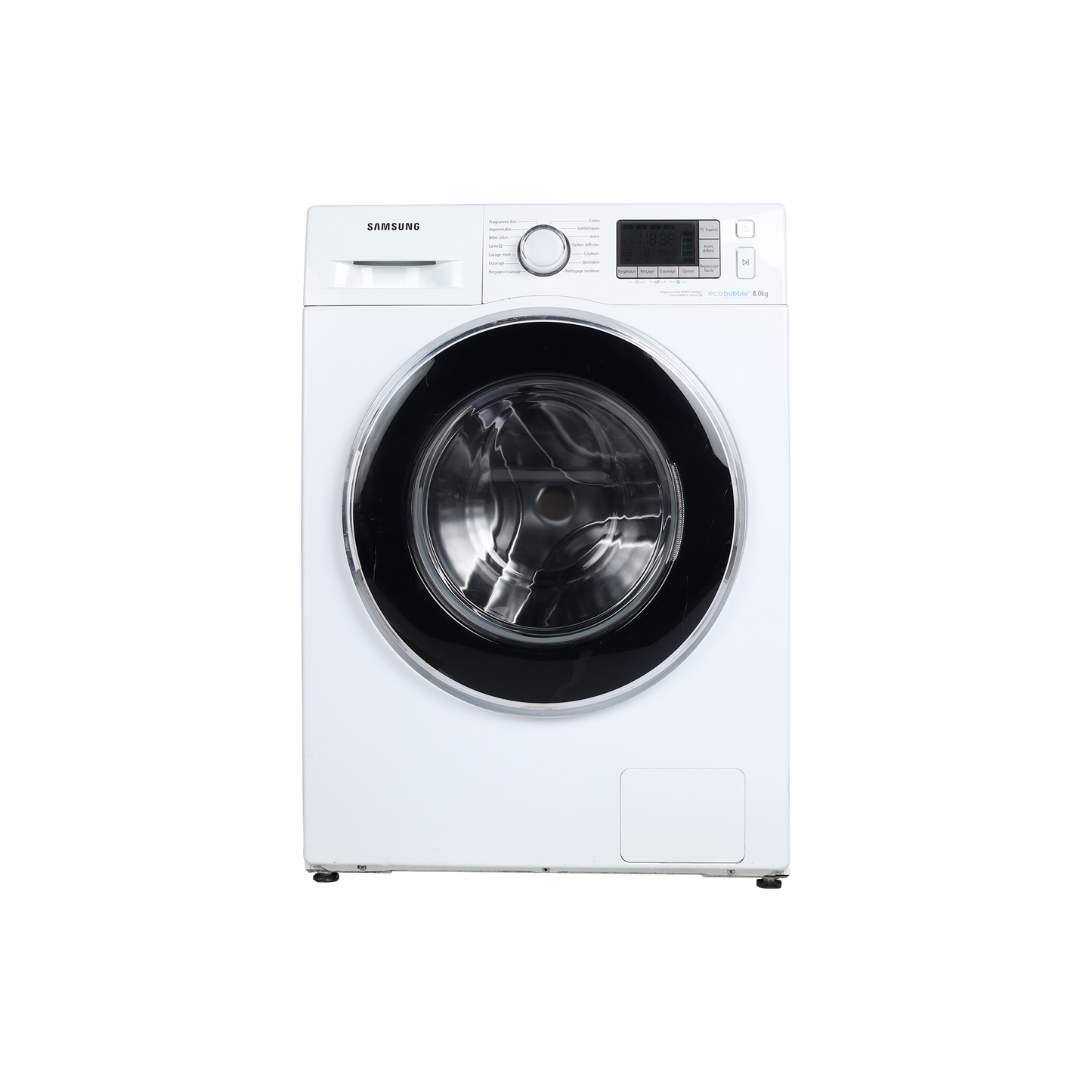 Lave-Linge Hublot 8 kg Reconditionné SAMSUNG WF80F5EBW4W : vue de face