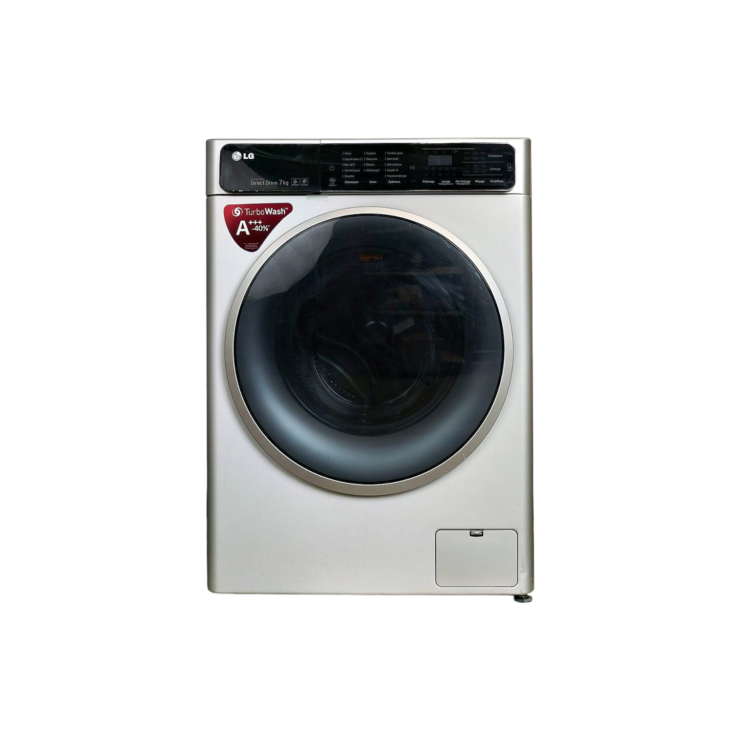 Lave-Linge Hublot 7 kg Reconditionné LG F74865SL : vue de face