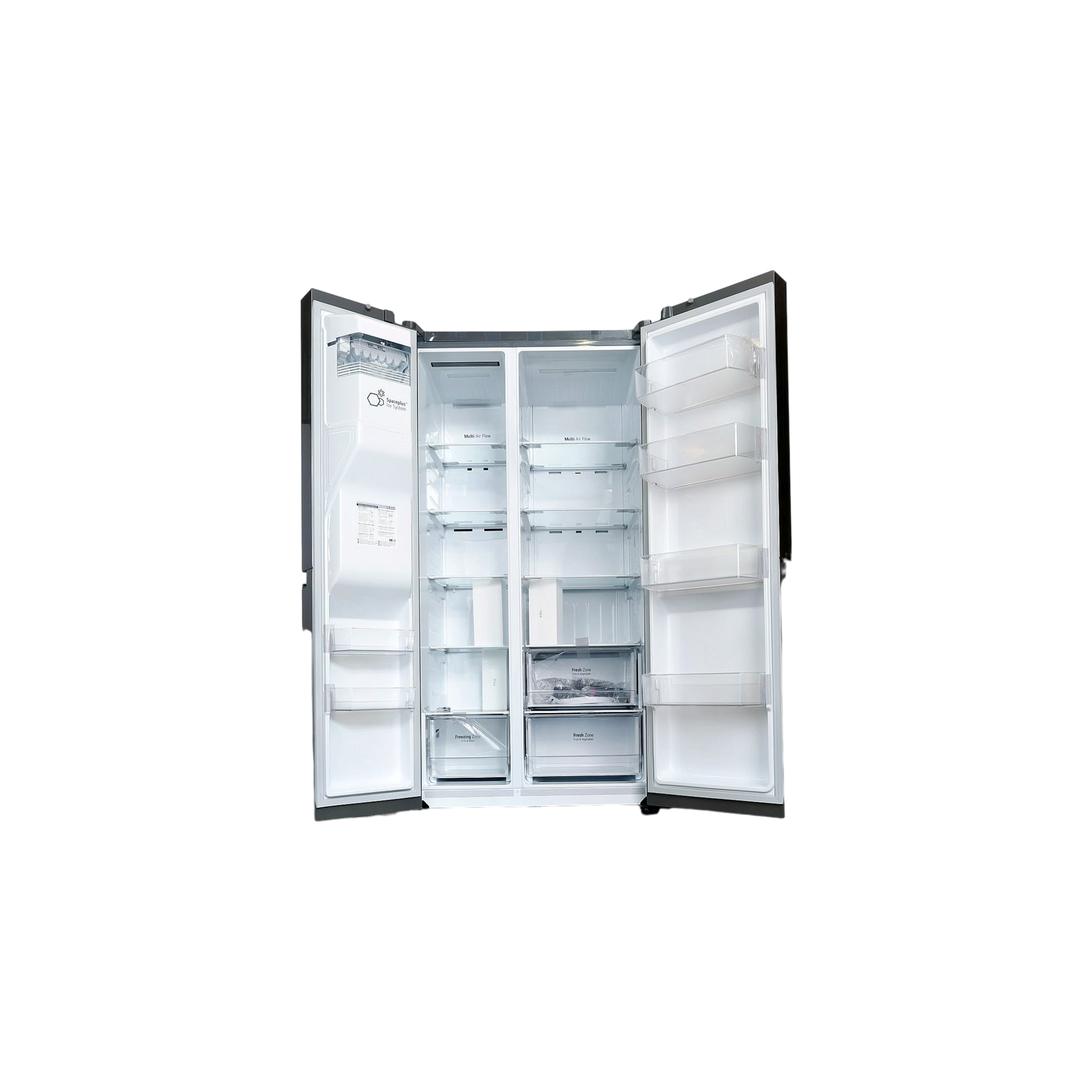 Réfrigérateur Américain 635 L Reconditionné LG GSLV50DSXF : vue de l'intérieur