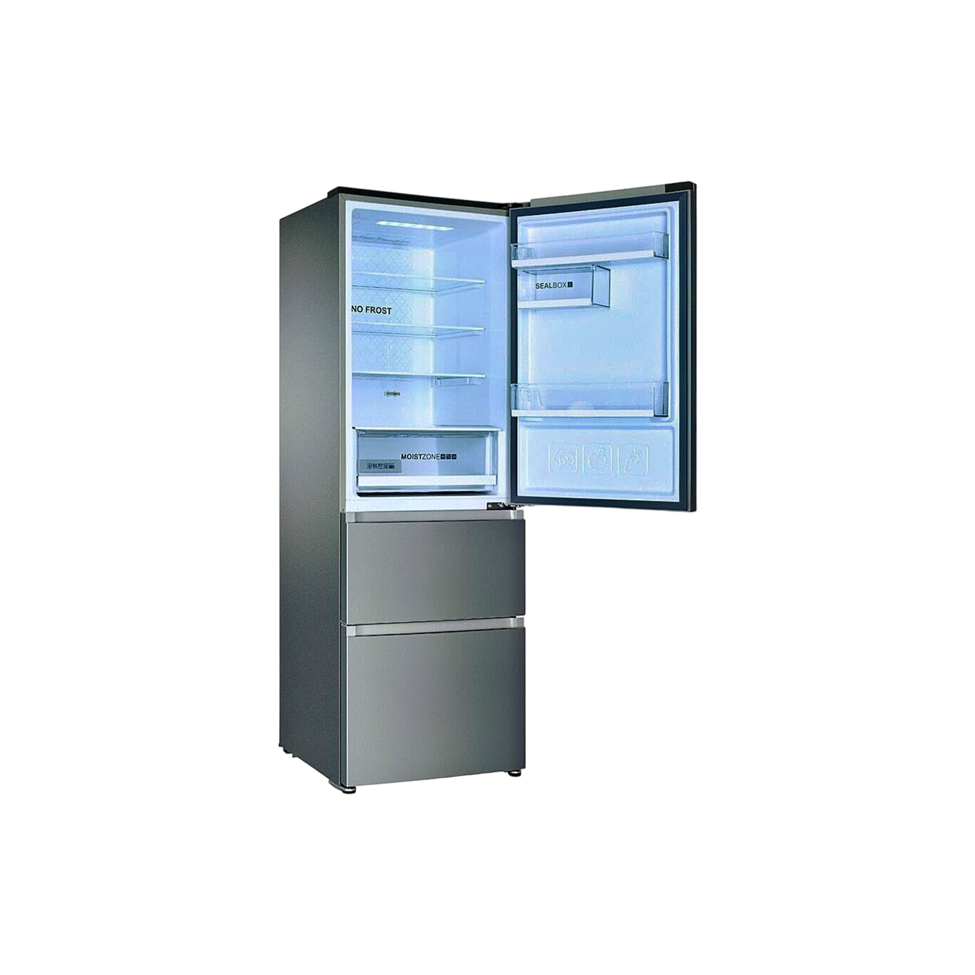Réfrigérateur Multi-Portes 314 L Reconditionné HAIER A3FE632CSJ : vue de l'intérieur