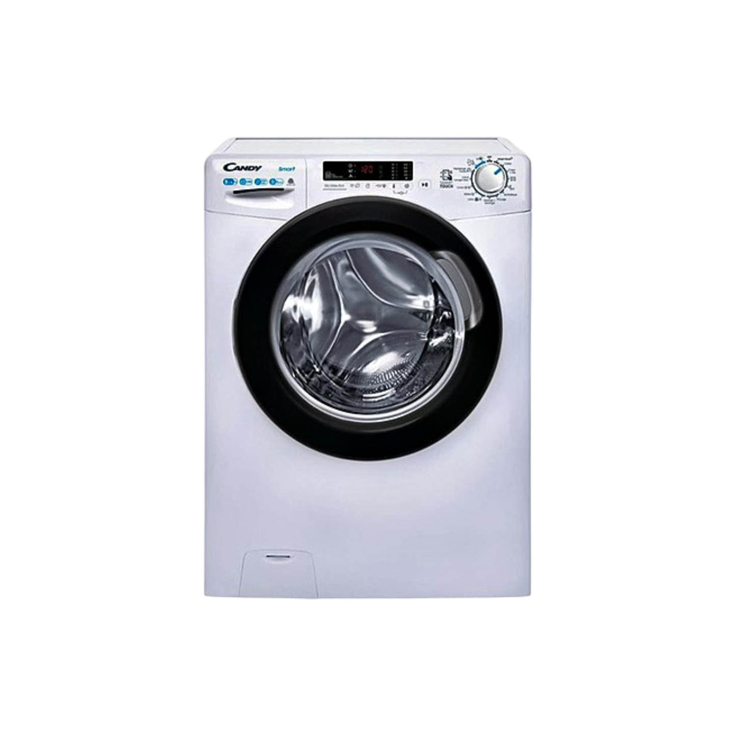 Lave-Linge Sechant 8 kg Reconditionné CANDY CSWS4852DWB4-47 : vue de face