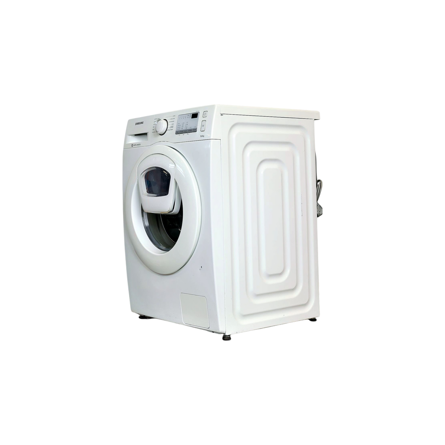 Lave-Linge Hublot 9 kg Reconditionné SAMSUNG WW90K4437YW : vue du côté gauche