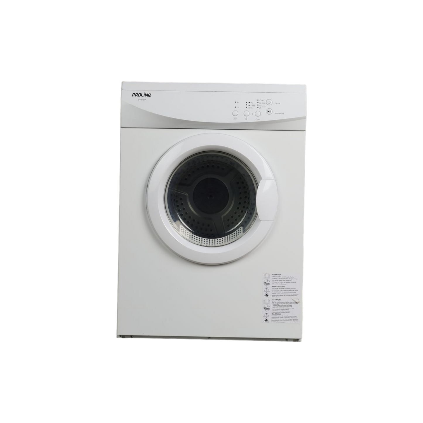 Seche-Linge Evacuation 7 kg Reconditionné PROLINE DVE70P : vue de face