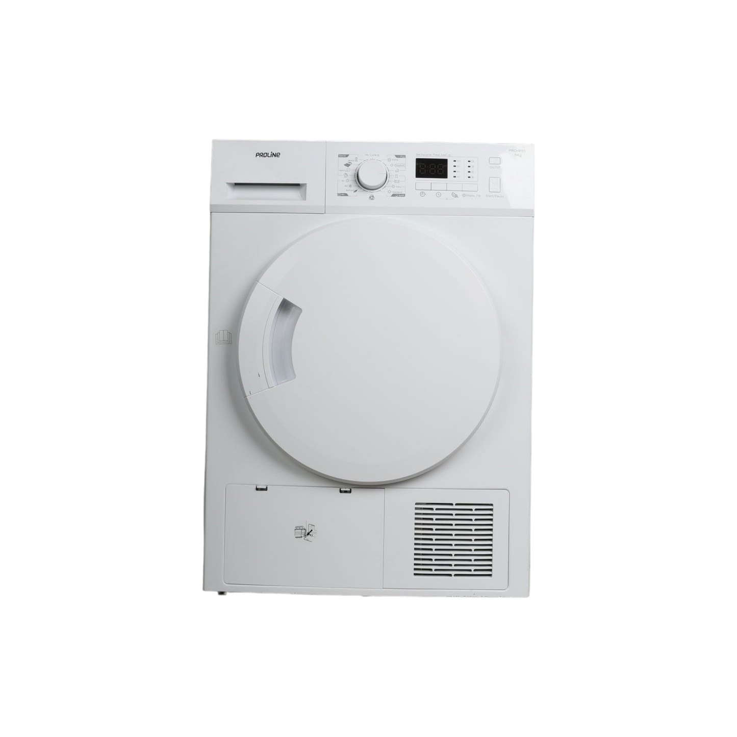 Seche-Linge Pompe À Chaleur 8 kg Reconditionné PROLINE PROHP81 : vue de face