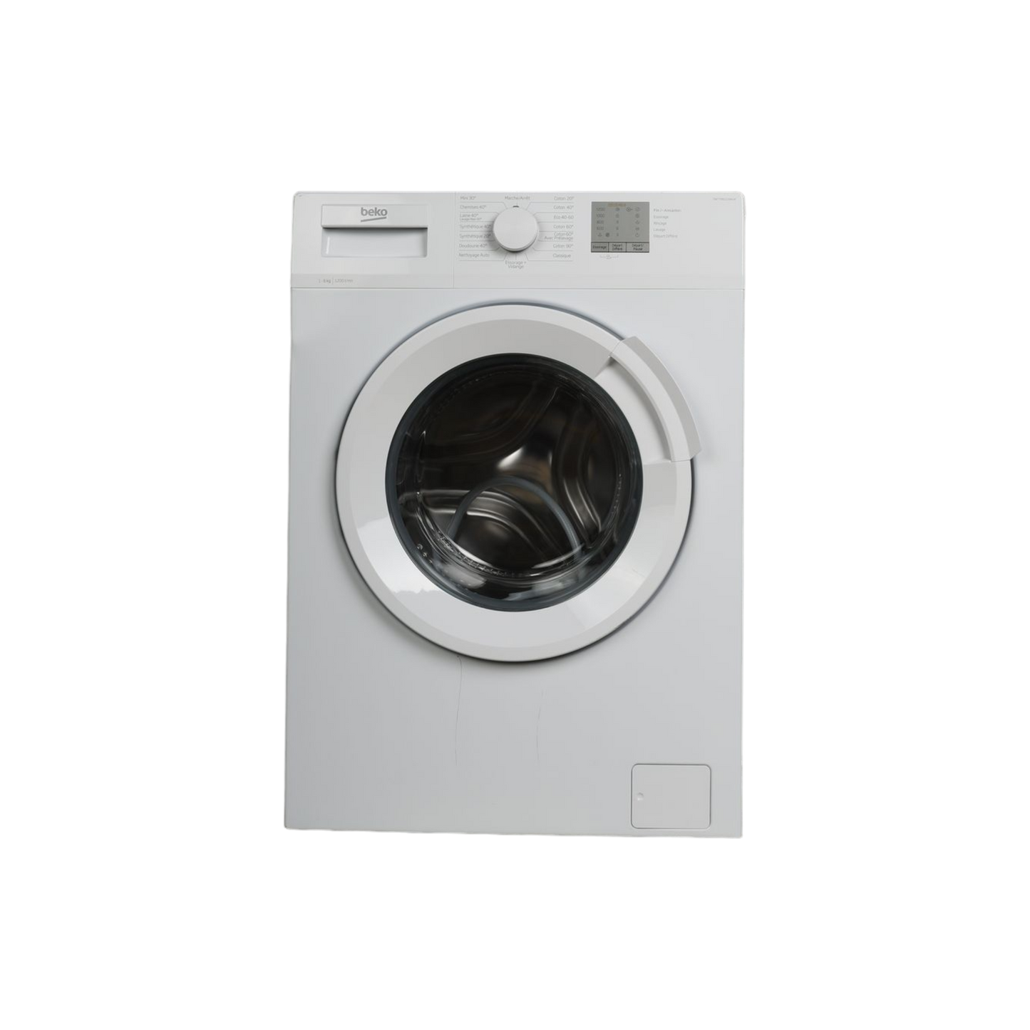 Lave-Linge Hublot 6 kg Reconditionné BEKO DWTV6621XW1W : vue de face