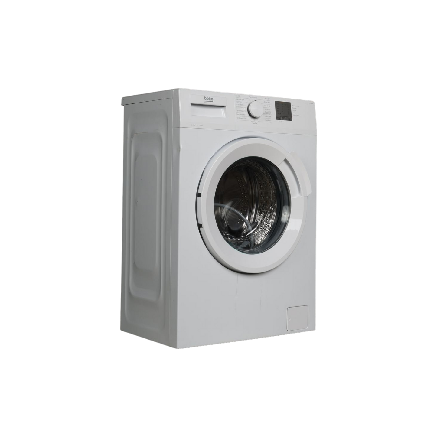 Lave-Linge Hublot 6 kg Reconditionné BEKO DWTV6621XW1W : vue du côté gauche
