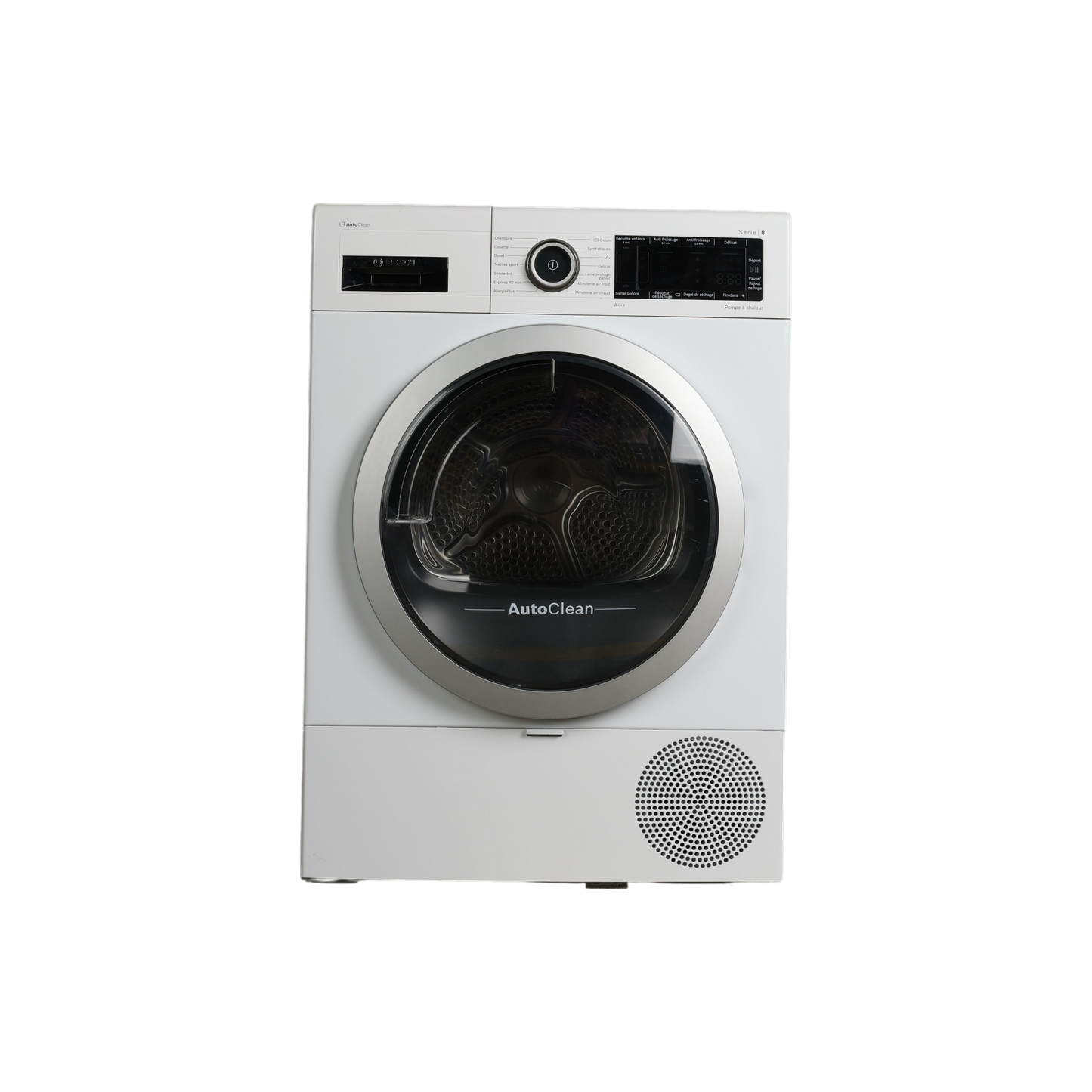 Seche-Linge Pompe À Chaleur 9 kg Reconditionné BOSCH WTX87M09FF : vue de face