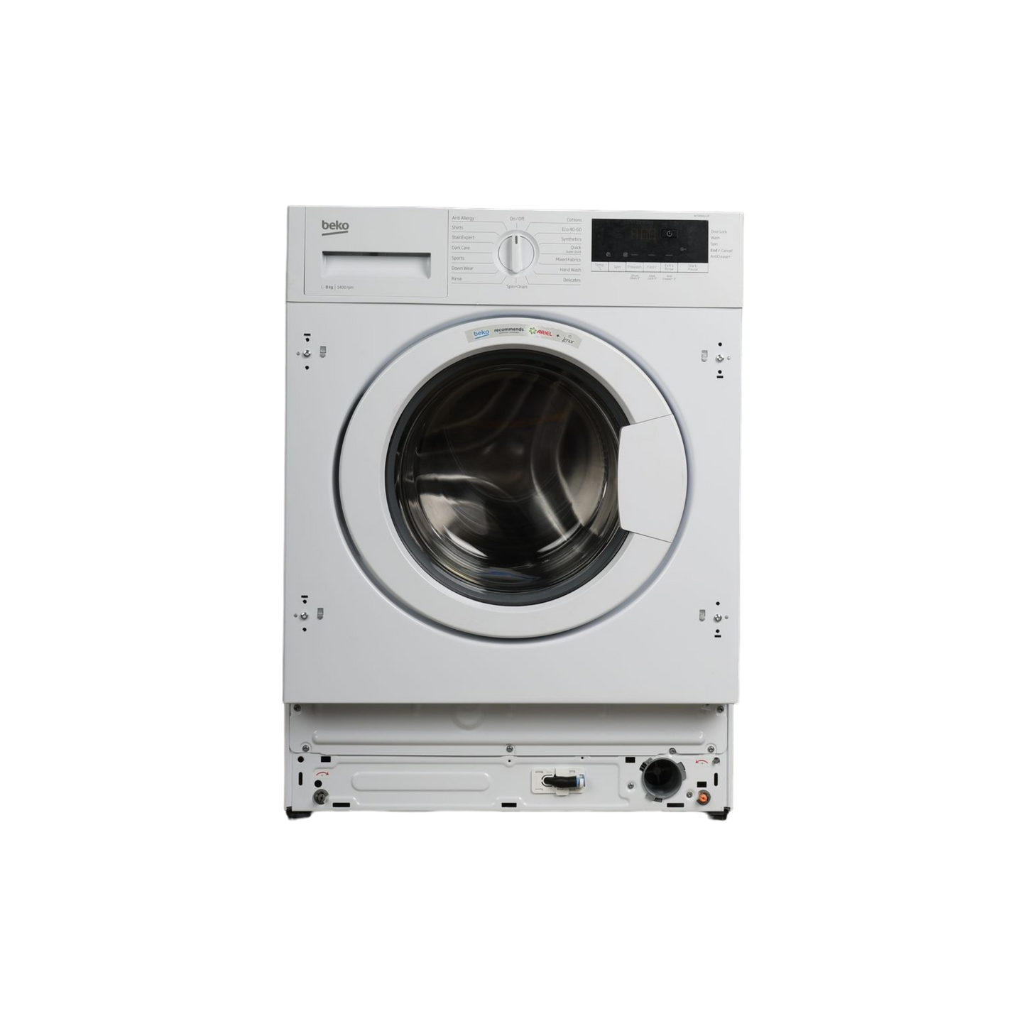 Lave-Linge Hublot 8 kg Reconditionné BEKO WITC8210B0W : vue de face