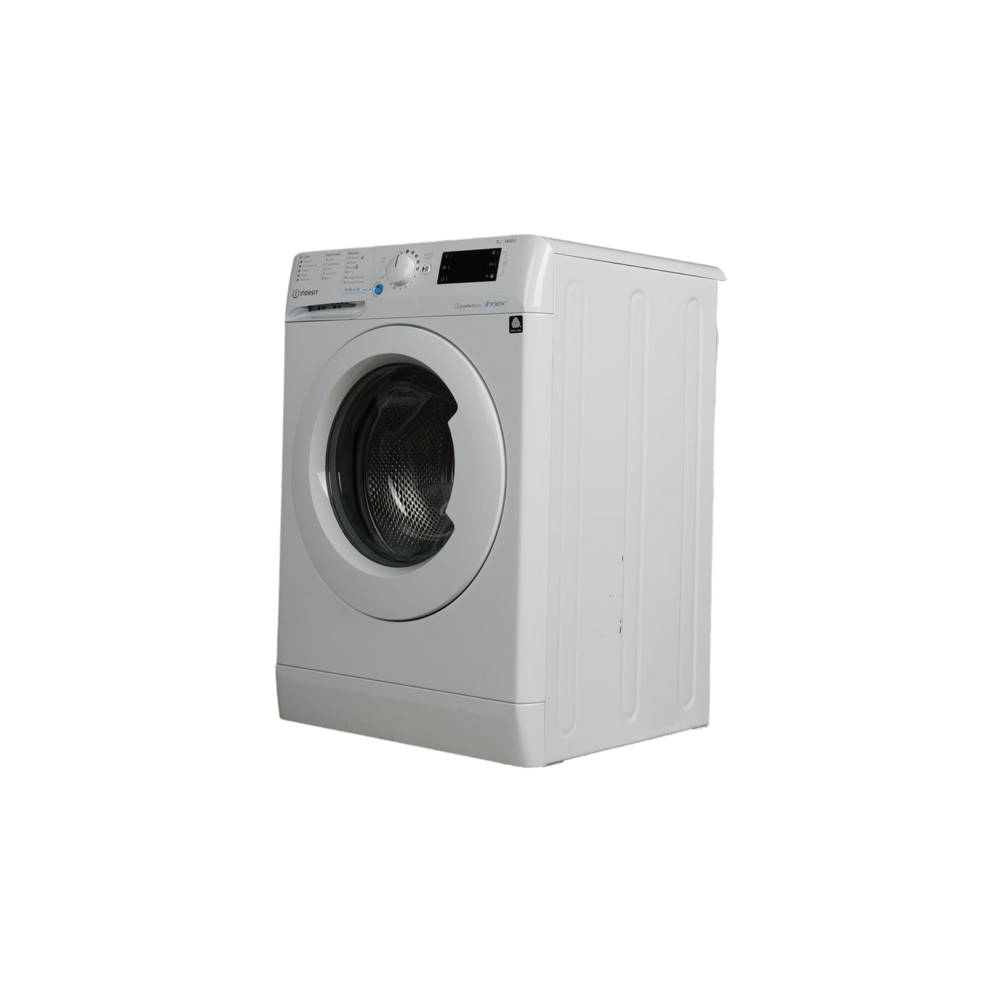 Lave-Linge Hublot 7 kg Reconditionné INDESIT BWE71484XWFRN : vue du côté droit