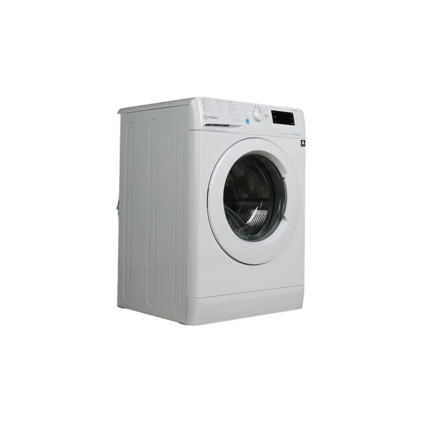 Lave-Linge Hublot 7 kg Reconditionné INDESIT BWE71484XWFRN : vue du côté gauche