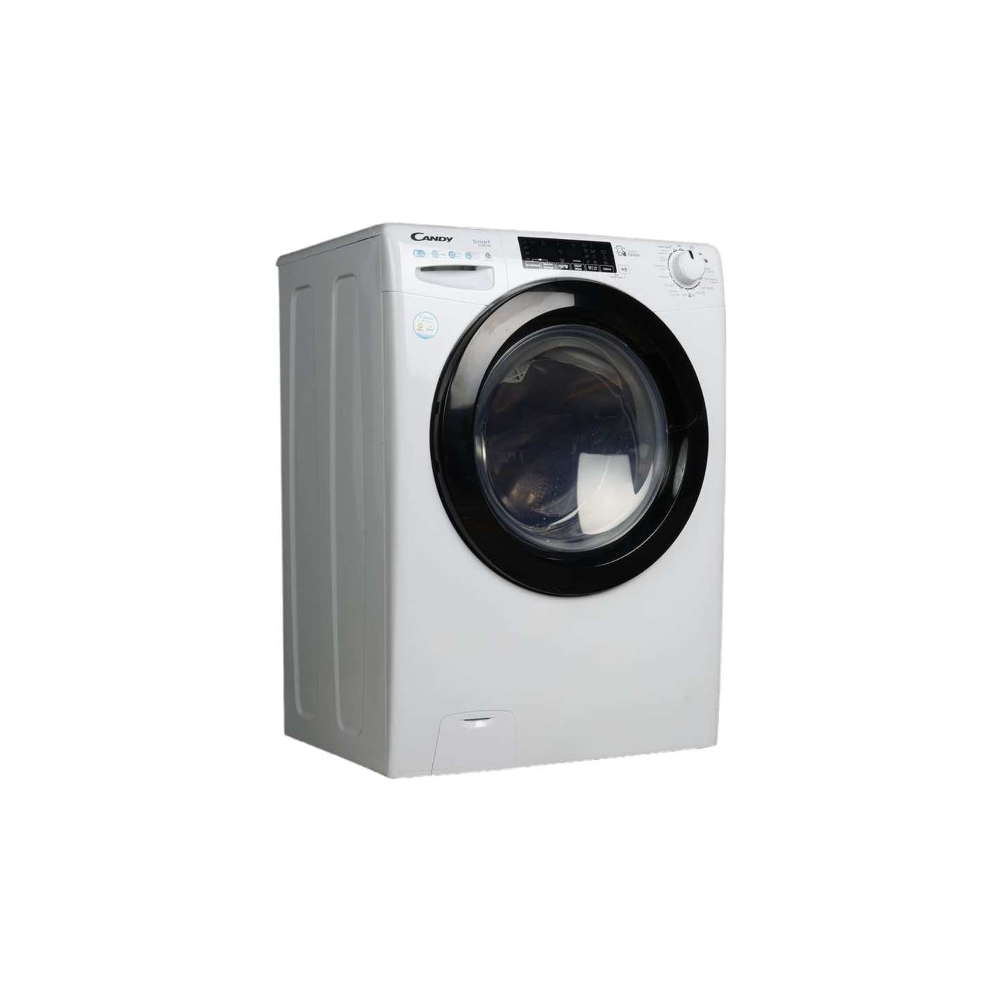 Lave-Linge Sechant 8 kg Reconditionné CANDY CSWS485TWMBE-47 : vue du côté gauche