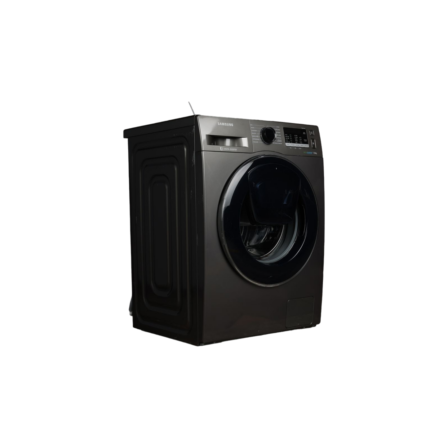 Lave-Linge Hublot 7 kg Reconditionné SAMSUNG WW70K5410UX : vue du côté gauche