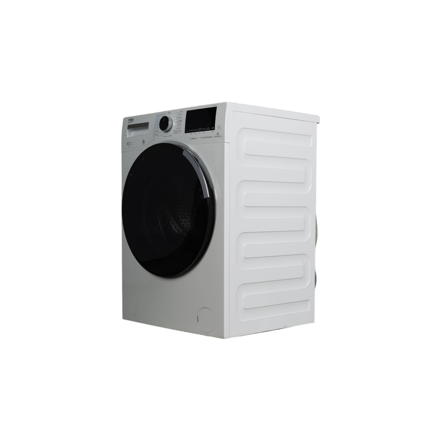 Lave-Linge Sechant 8 kg Reconditionné BEKO WTLD81467P : vue du côté droit