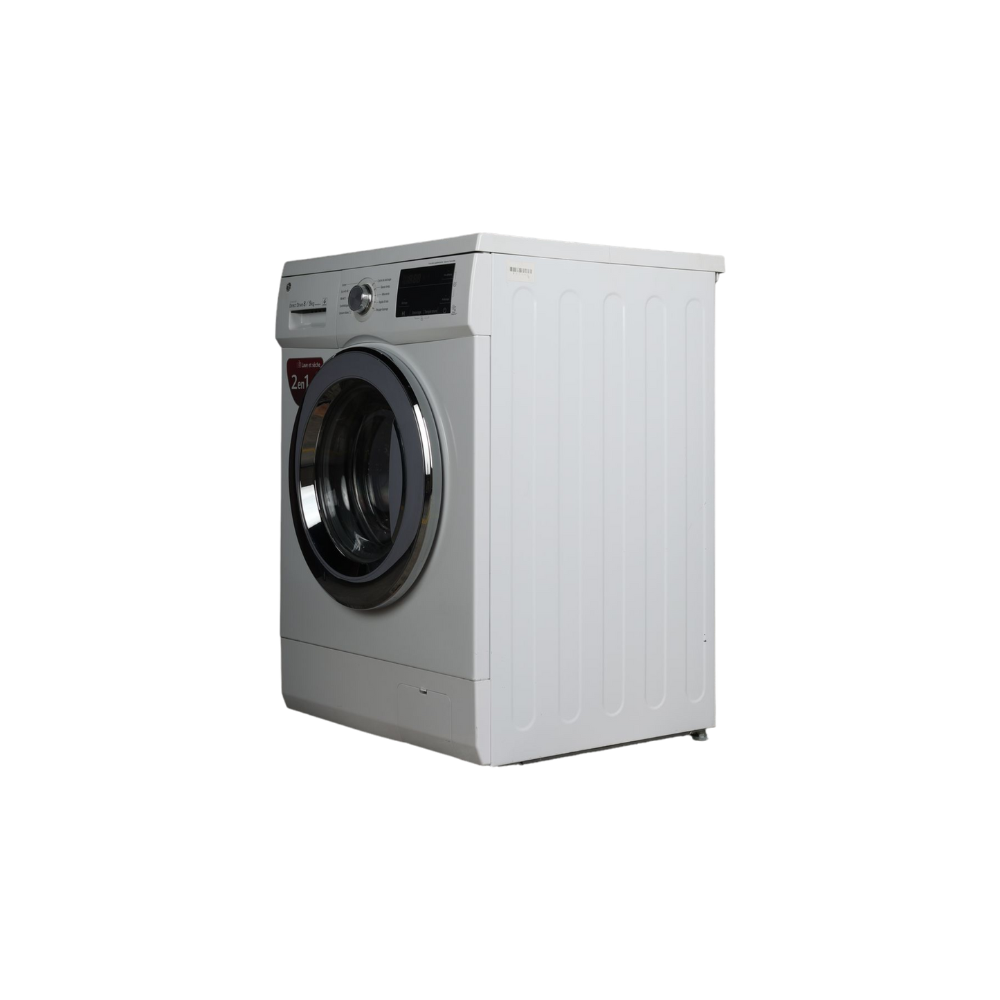 Lave-Linge Sechant 8 kg Reconditionné LG F854M22WR : vue du côté droit