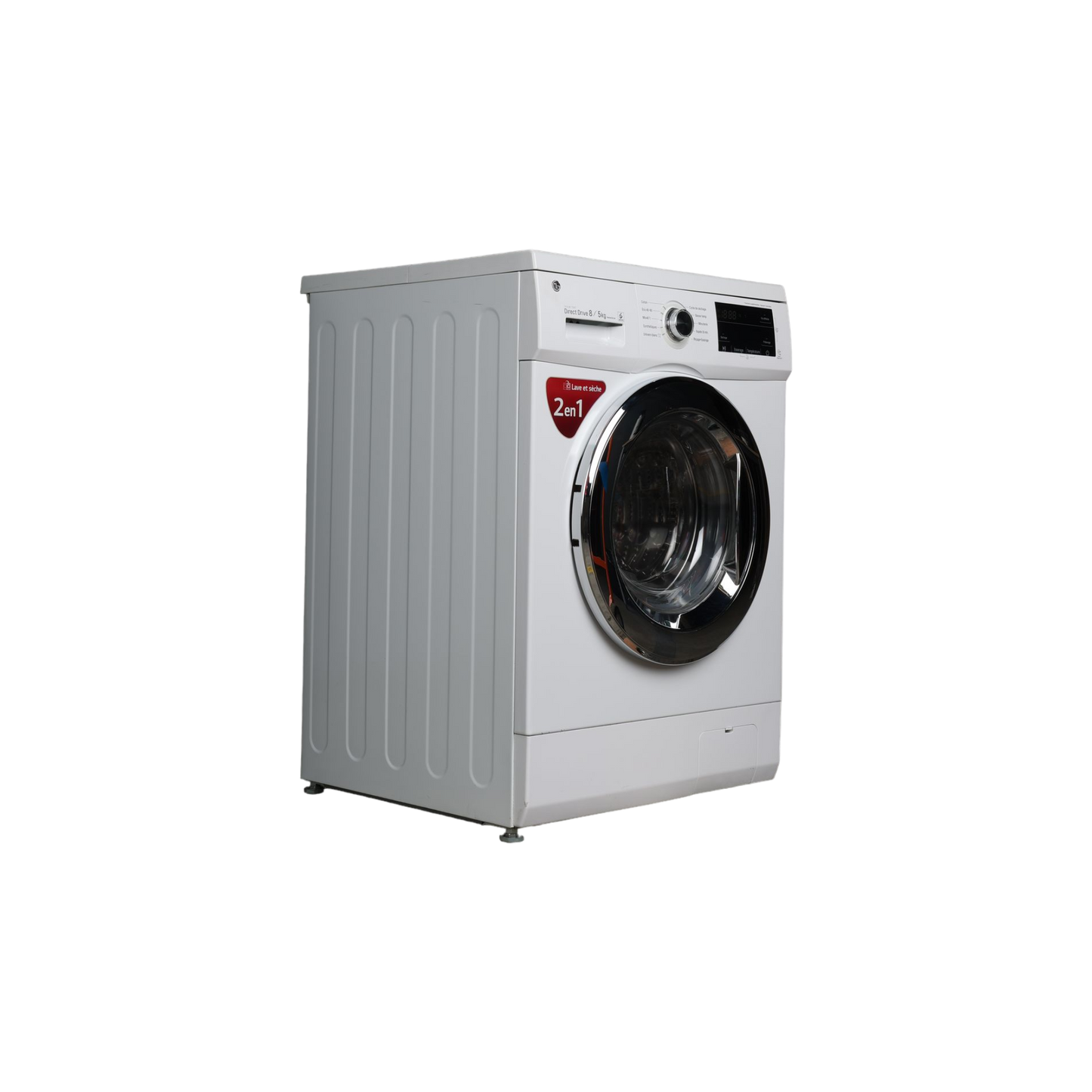 Lave-Linge Sechant 8 kg Reconditionné LG F854M22WR : vue du côté gauche