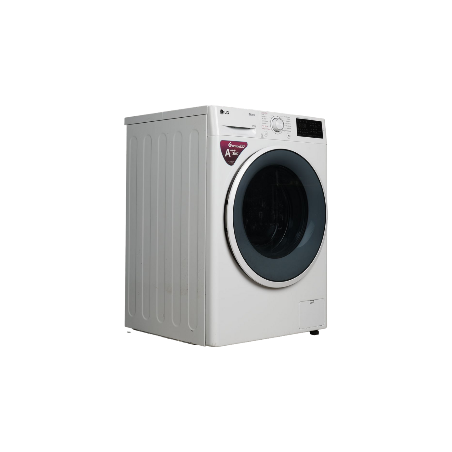 Lave-Linge Hublot 8 kg Reconditionné LG F84J60WHS : vue du côté gauche
