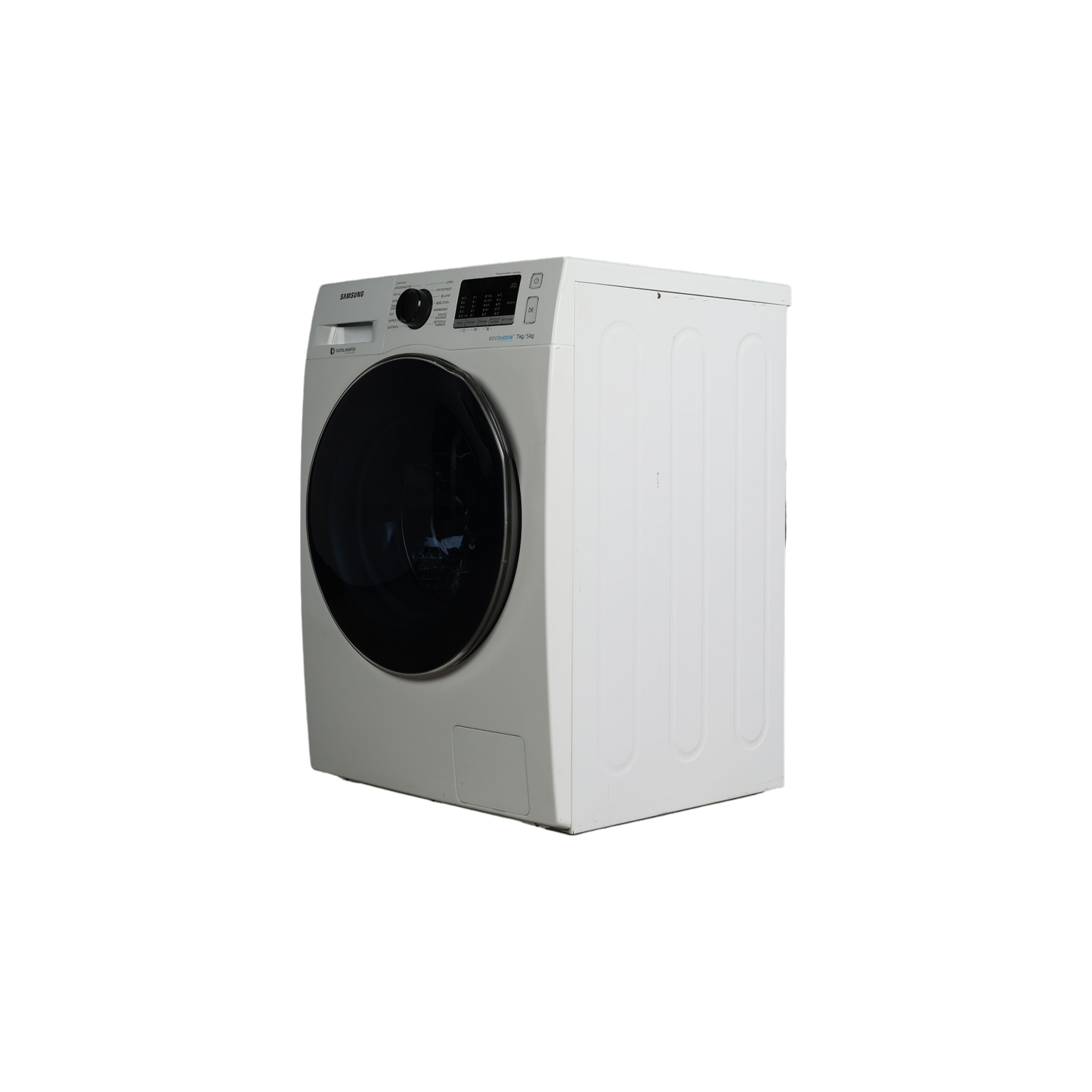 Lave-Linge Sechant 7 kg Reconditionné SAMSUNG WD70J5410AW : vue du côté droit