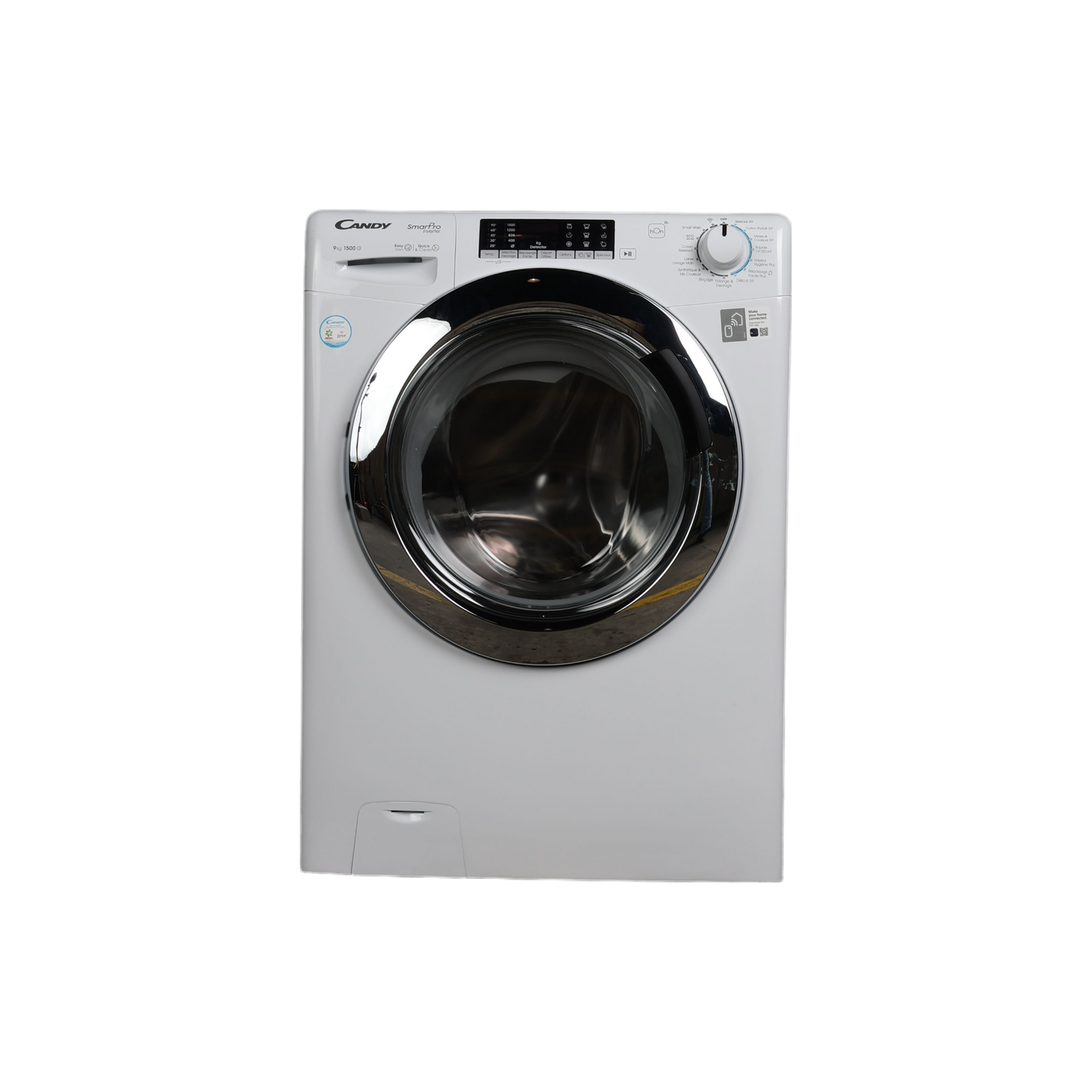 Lave-Linge Hublot 9 kg Reconditionné CANDY CSO 596TWMC/1-S : vue du côté droit