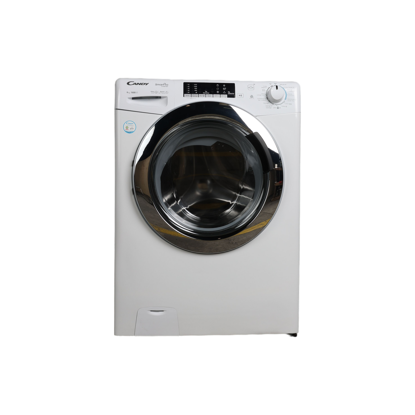 Lave-Linge Hublot 9 kg Reconditionné CANDY CSO 596TWMC/1-S : vue du côté droit