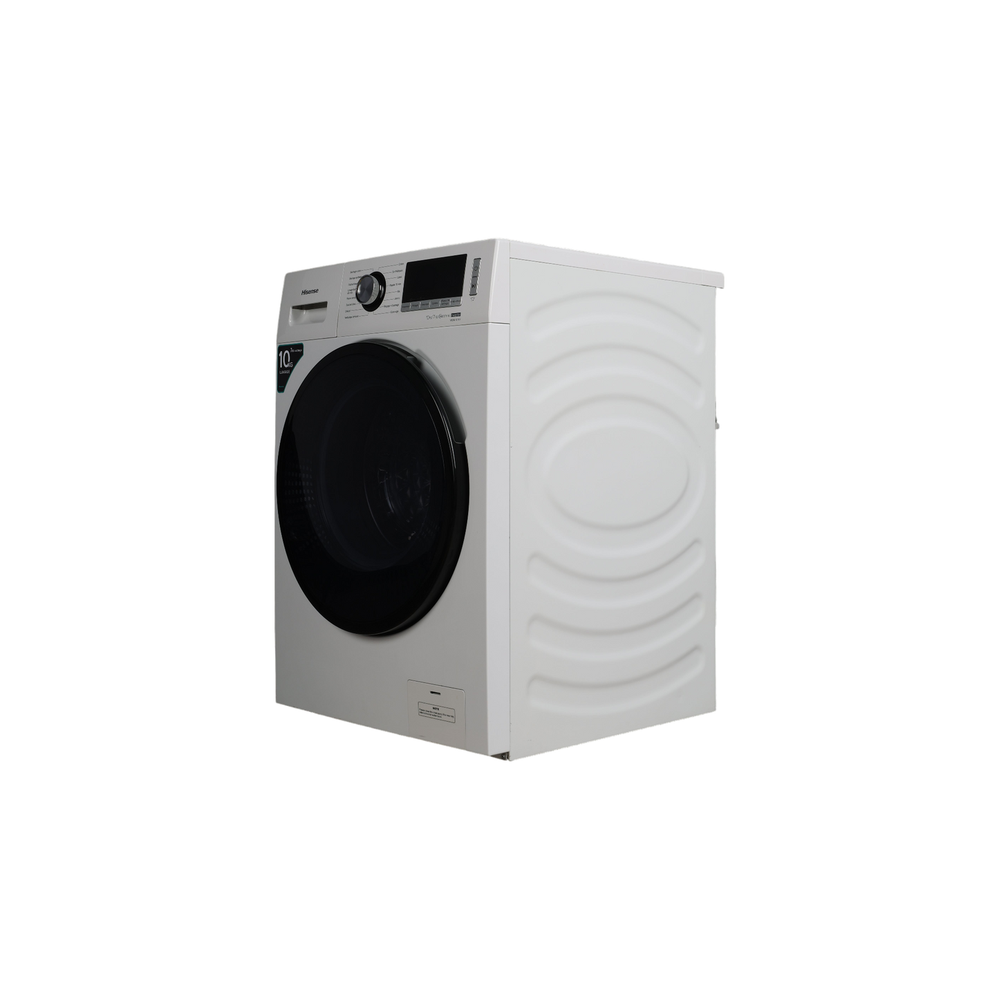 Lave-Linge Sechant 10 kg Reconditionné HISENSE WDBL1014V : vue du côté droit