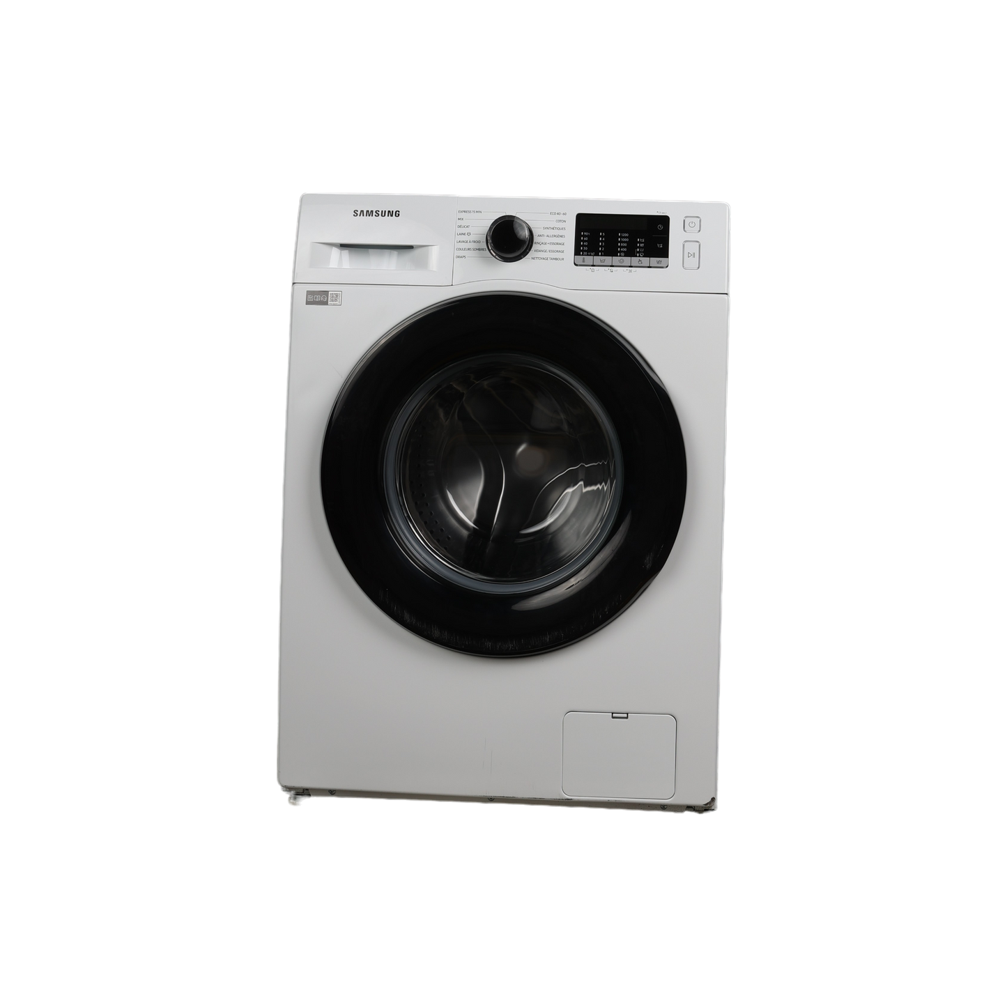 Lave-Linge Hublot 9 kg Reconditionné SAMSUNG WW90TA026AE : vue de face