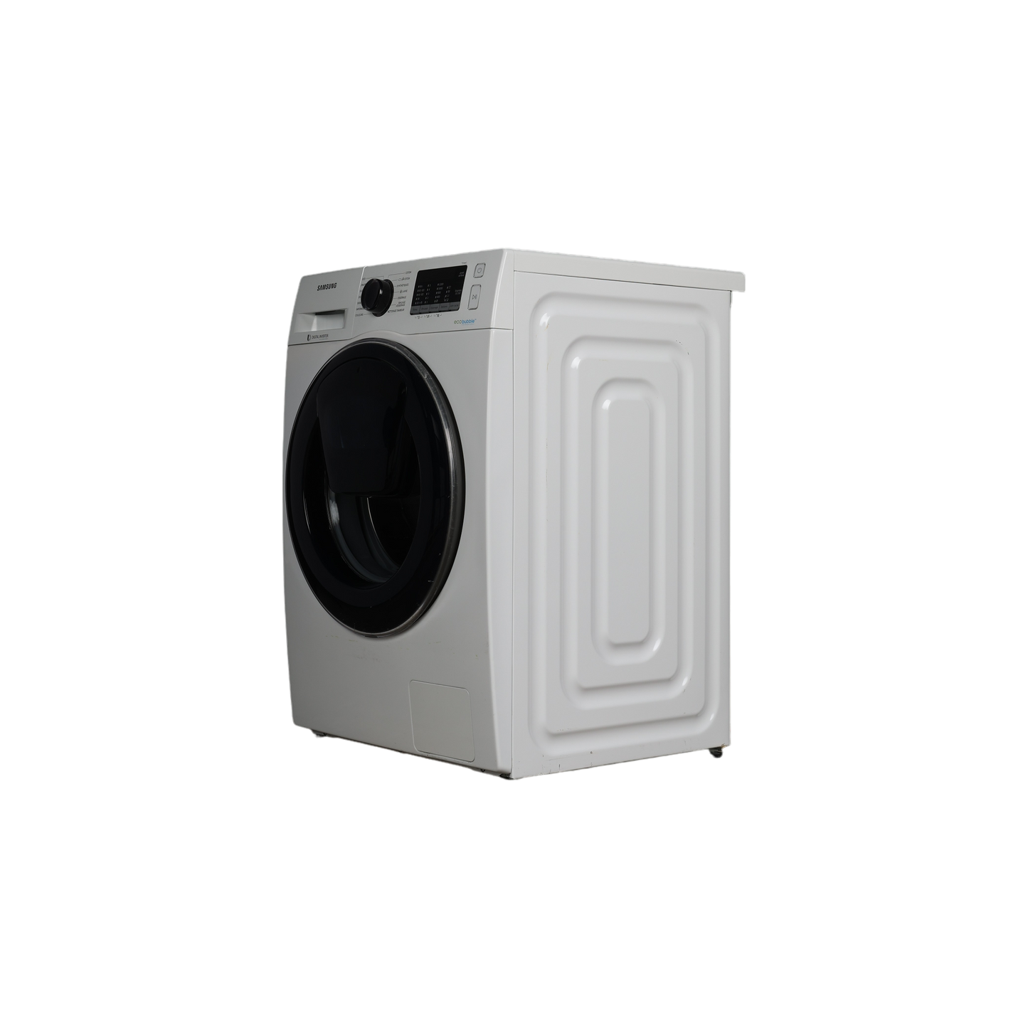 Lave-Linge Hublot 8 kg Reconditionné SAMSUNG WW80K5410UW : vue du côté gauche