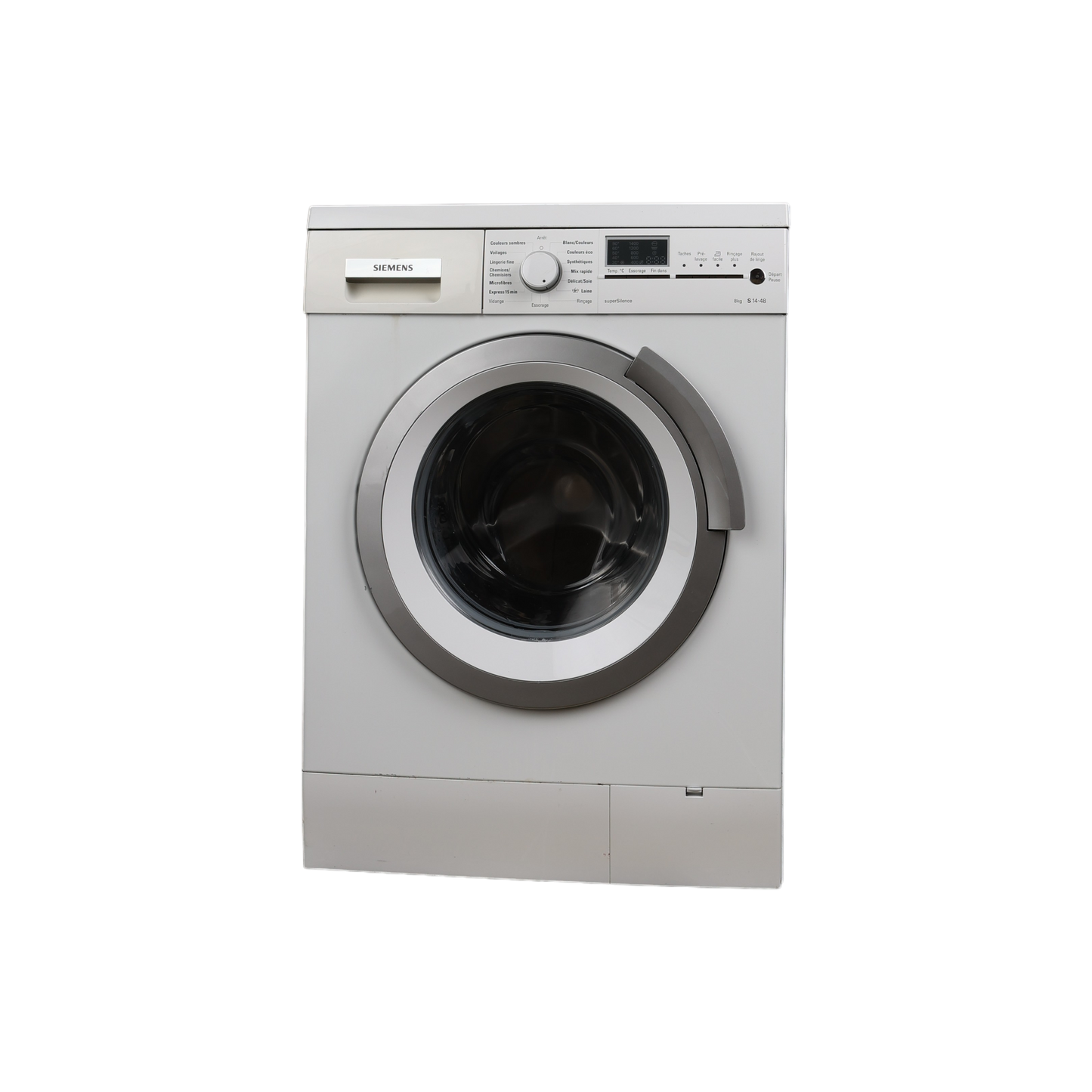 Lave-Linge Hublot 8 kg Reconditionné SIEMENS WM14S481FF : vue de face