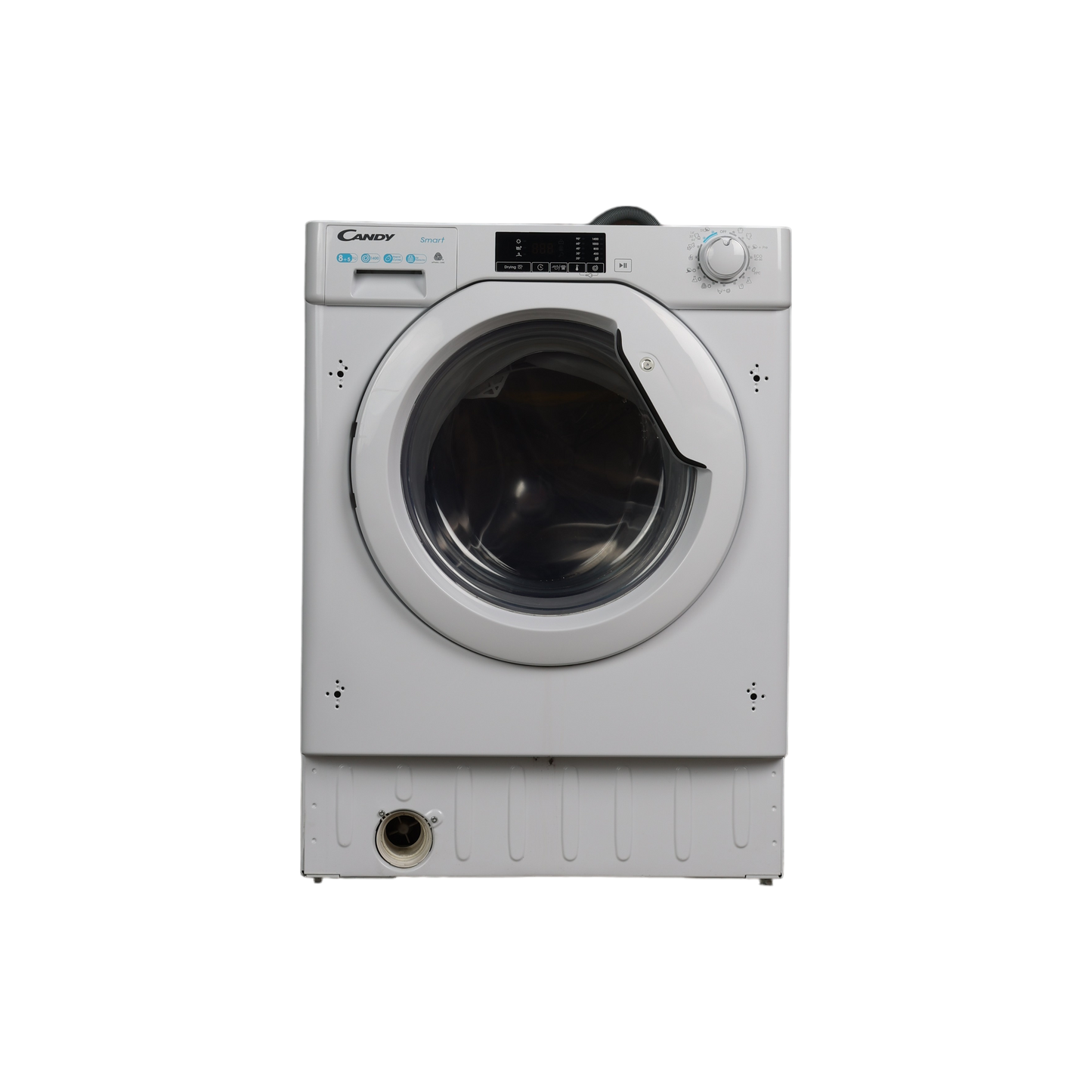 Lave-Linge Sechant 8 kg Reconditionné CANDY CBD485D1E/1-S : vue de face