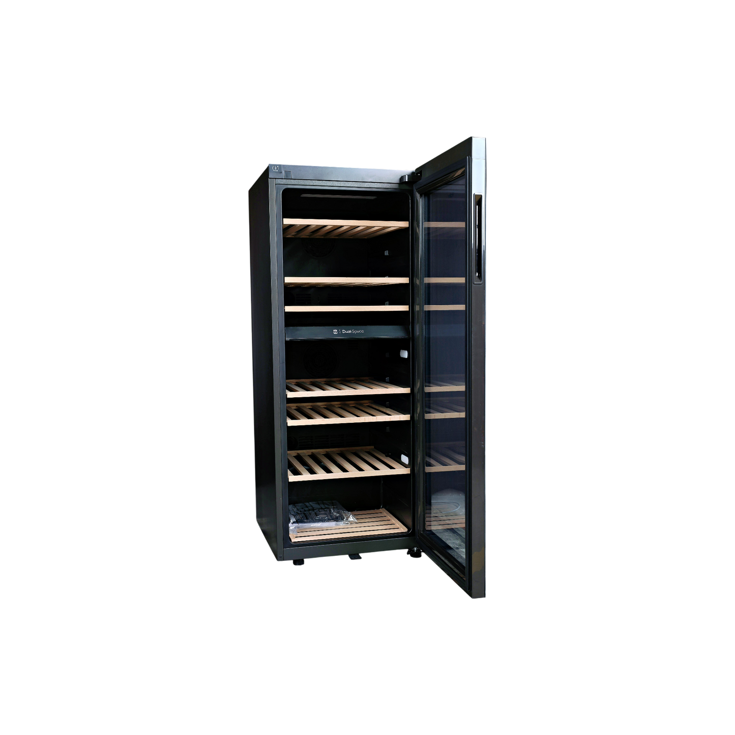 Cave À Vin Multi-Température 77 Bouteilles Reconditionné HAIER HWS77GDAU1 : vue de l'intérieur