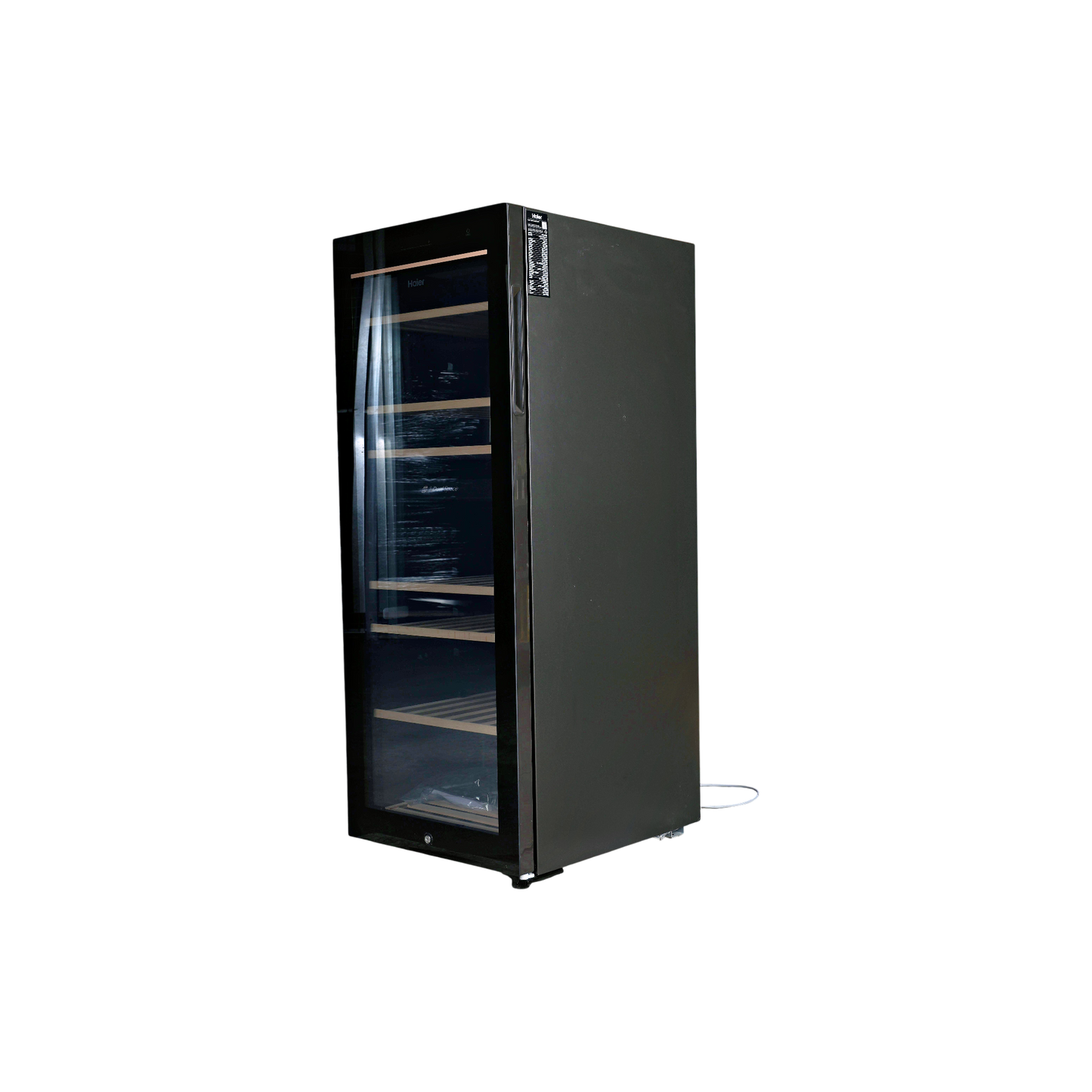 Cave À Vin Multi-Température 77 Bouteilles Reconditionné HAIER HWS77GDAU1 : vue du côté gauche