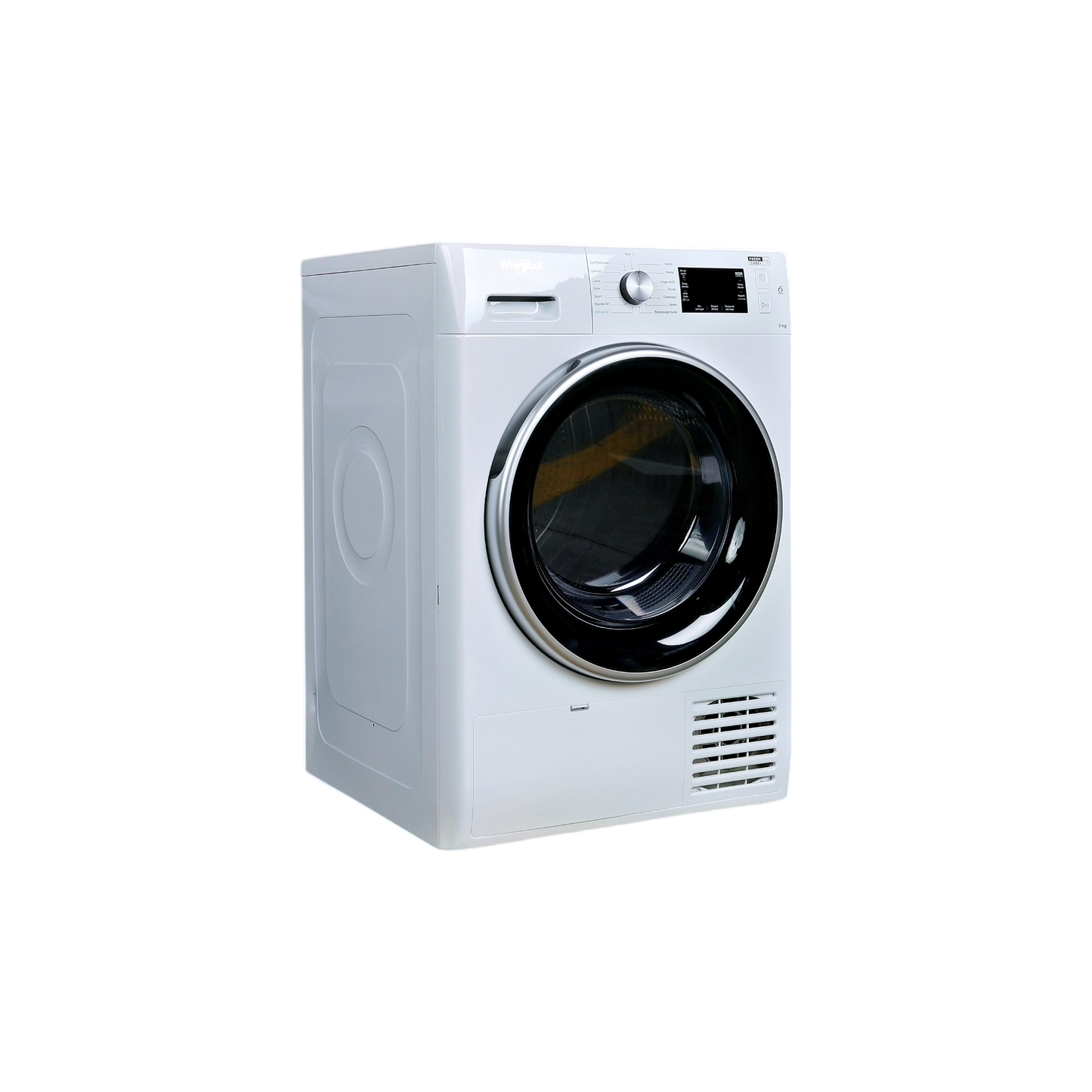 Seche-Linge Pompe À Chaleur 9 kg Reconditionné WHIRLPOOL FFTDNM229X2BSFR : vue du côté gauche