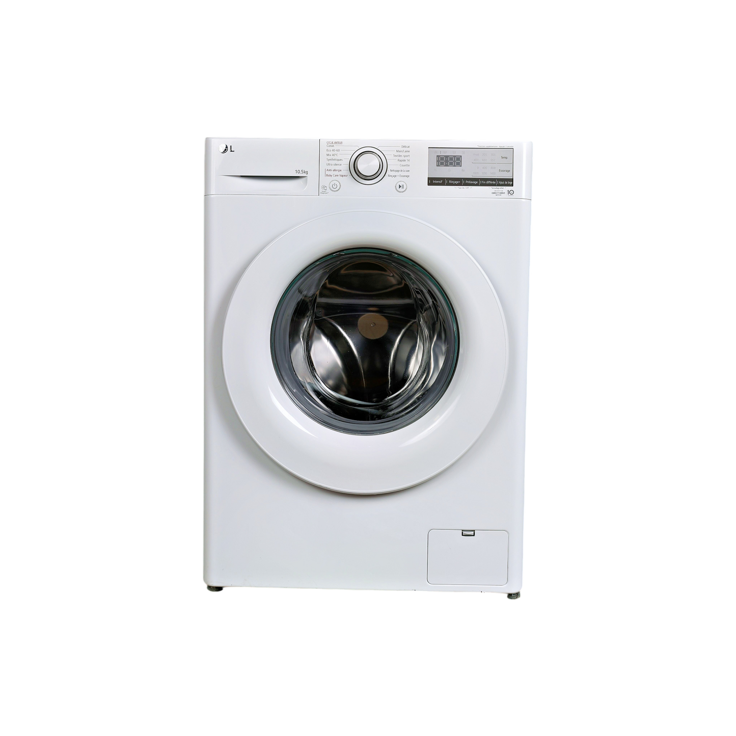 Lave-Linge Hublot 10.5 kg Reconditionné LG F14V13WHS : vue de face