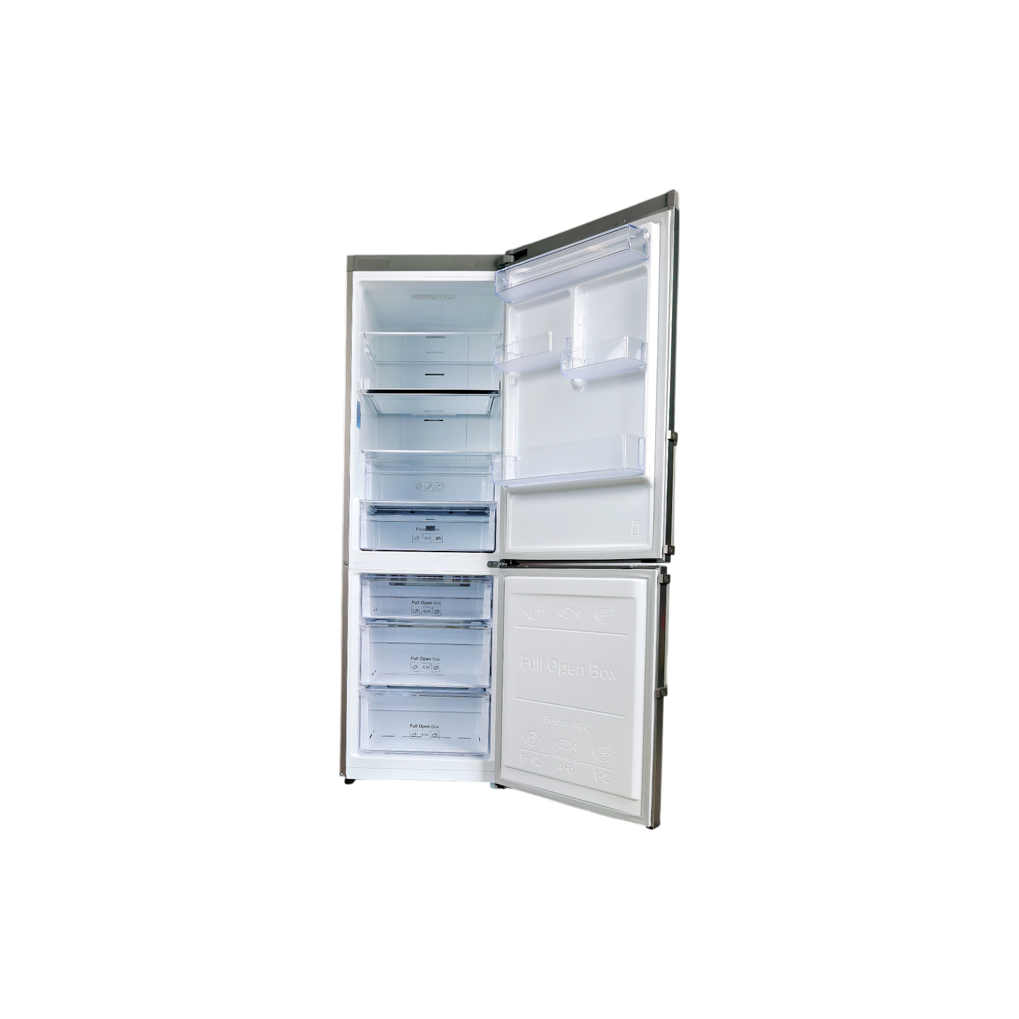Réfrigérateur Avec Congélateur 339 L Reconditionné SAMSUNG RB34J3515S9 : vue de l'intérieur