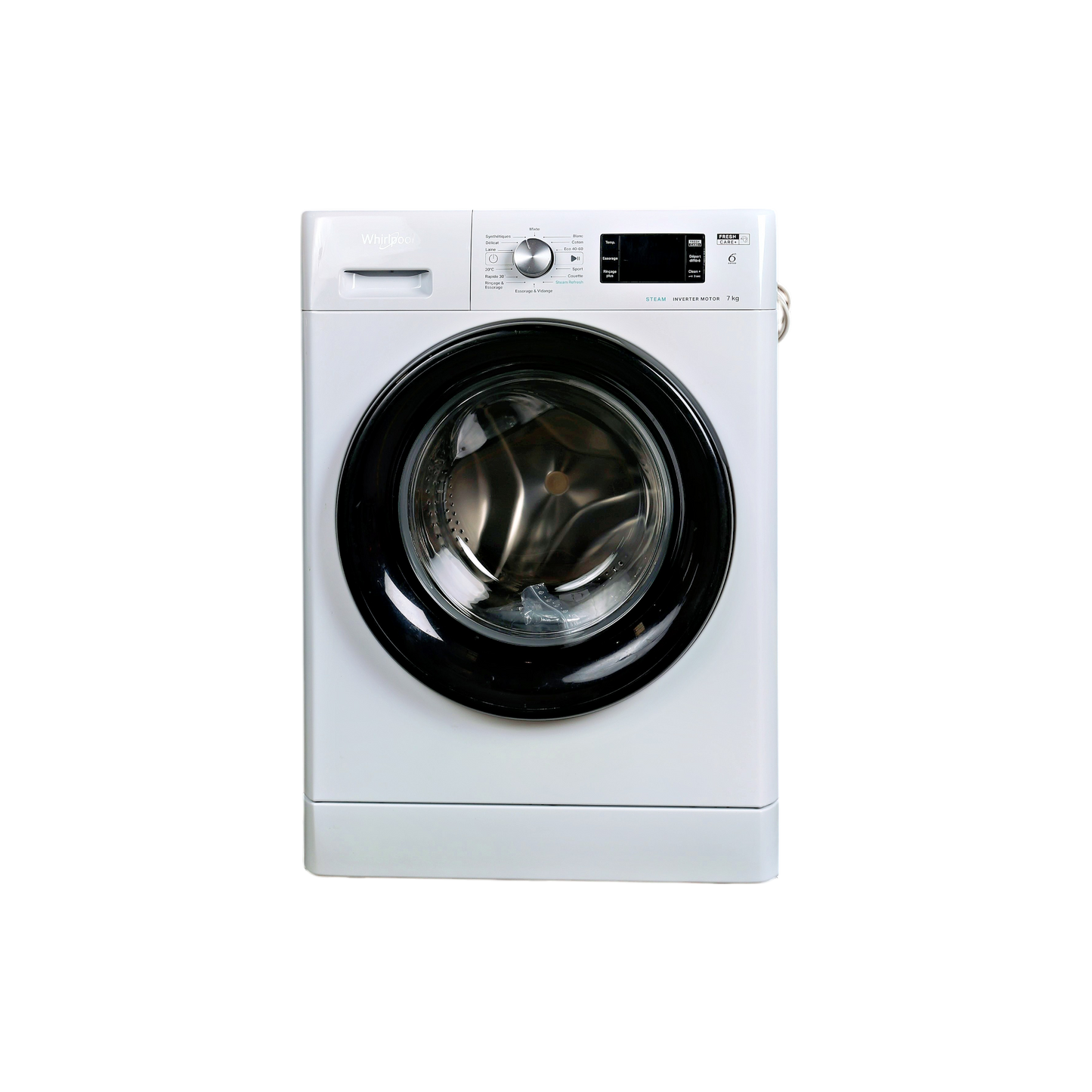 Lave-Linge Hublot 7 kg Reconditionné WHIRLPOOL FFB7458BVFR : vue de face