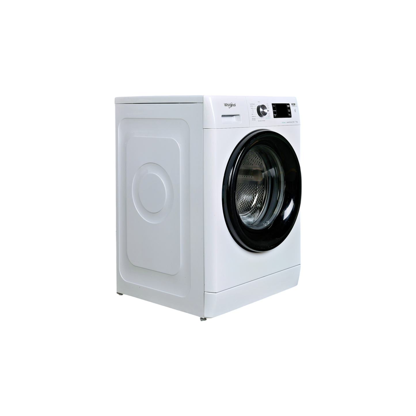 Lave-Linge Hublot 7 kg Reconditionné WHIRLPOOL FFB7458BVFR : vue du côté gauche