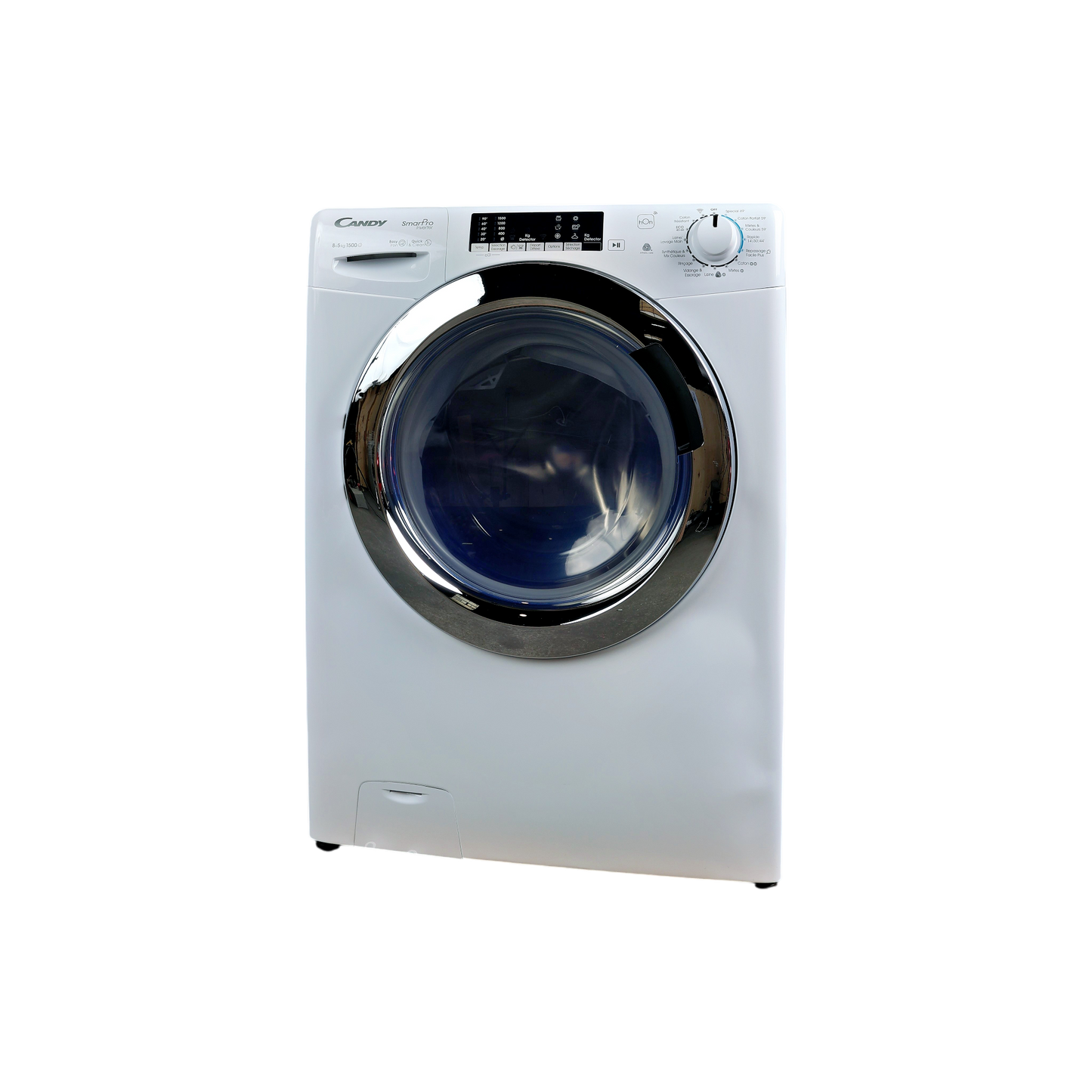 Lave-Linge Sechant 8 kg Reconditionné CANDY CSOW5854TWMC-S : vue de face