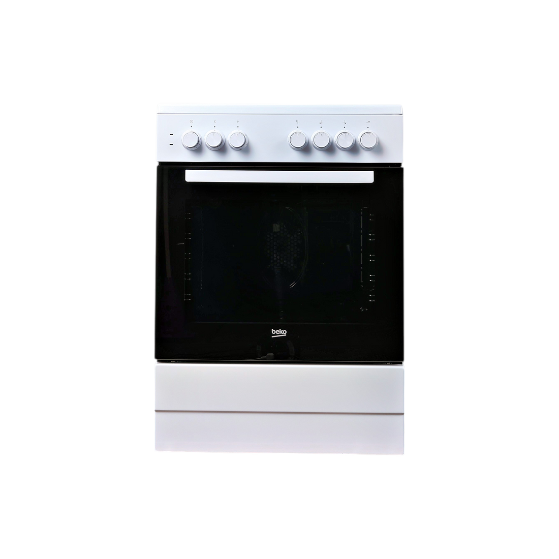 Cuisinière Vitrocéramique  Reconditionné BEKO FSE67100GWS : vue de face
