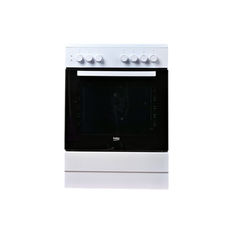 Cuisinière Vitrocéramique  Reconditionné BEKO FSE67100GWS : vue de face