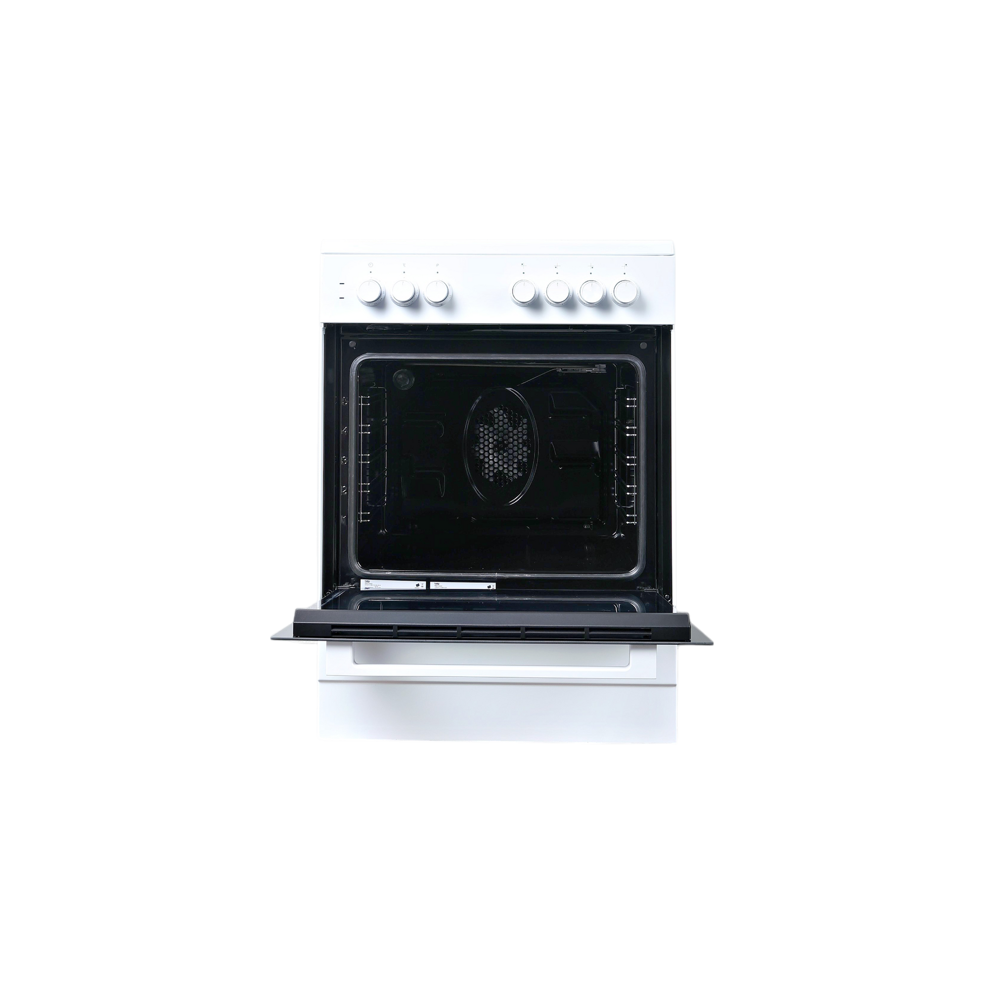 Cuisinière Vitrocéramique  Reconditionné BEKO FSE67100GWS : vue de l'intérieur