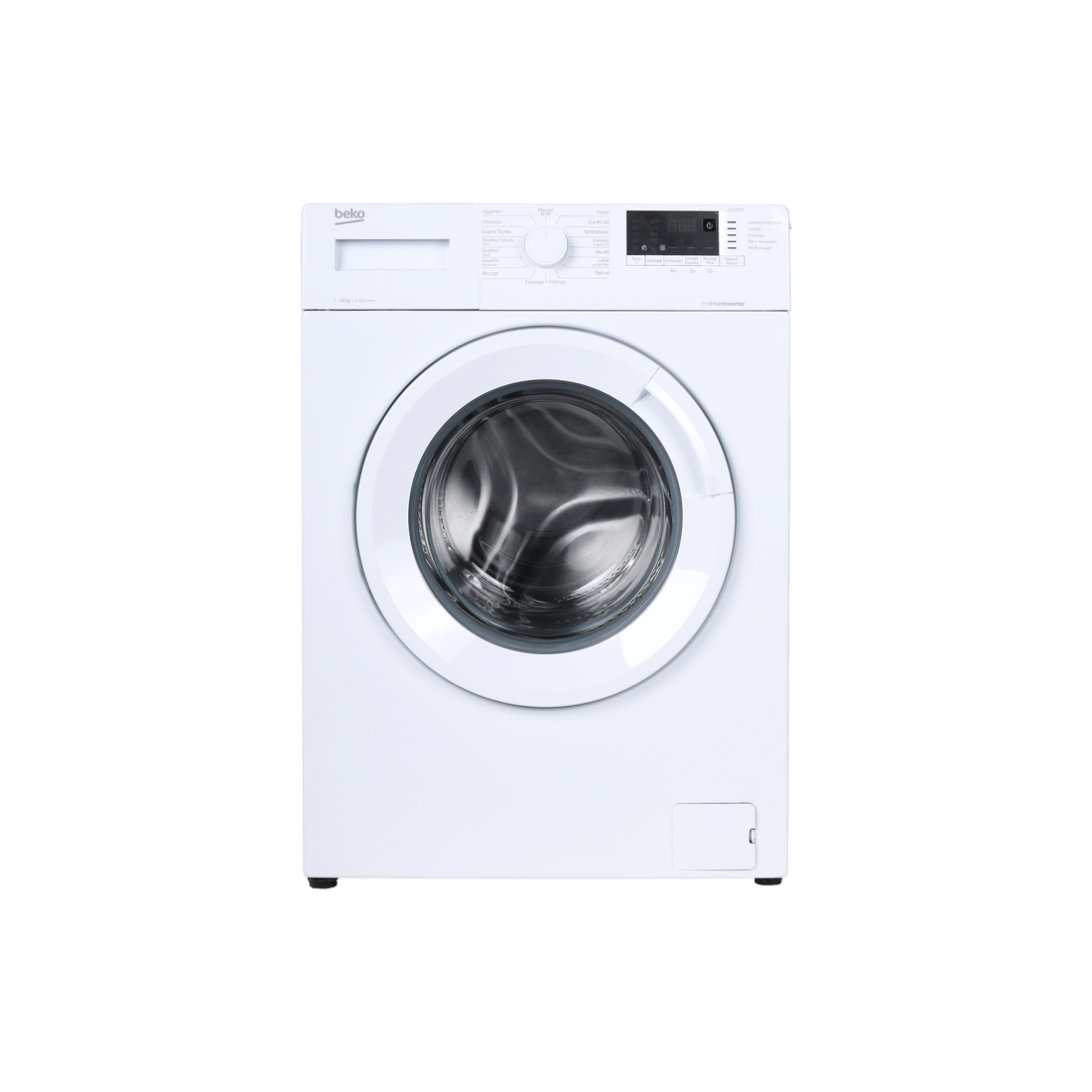 Lave-Linge Hublot 10 kg Reconditionné BEKO LLF10EDW1 : vue de face