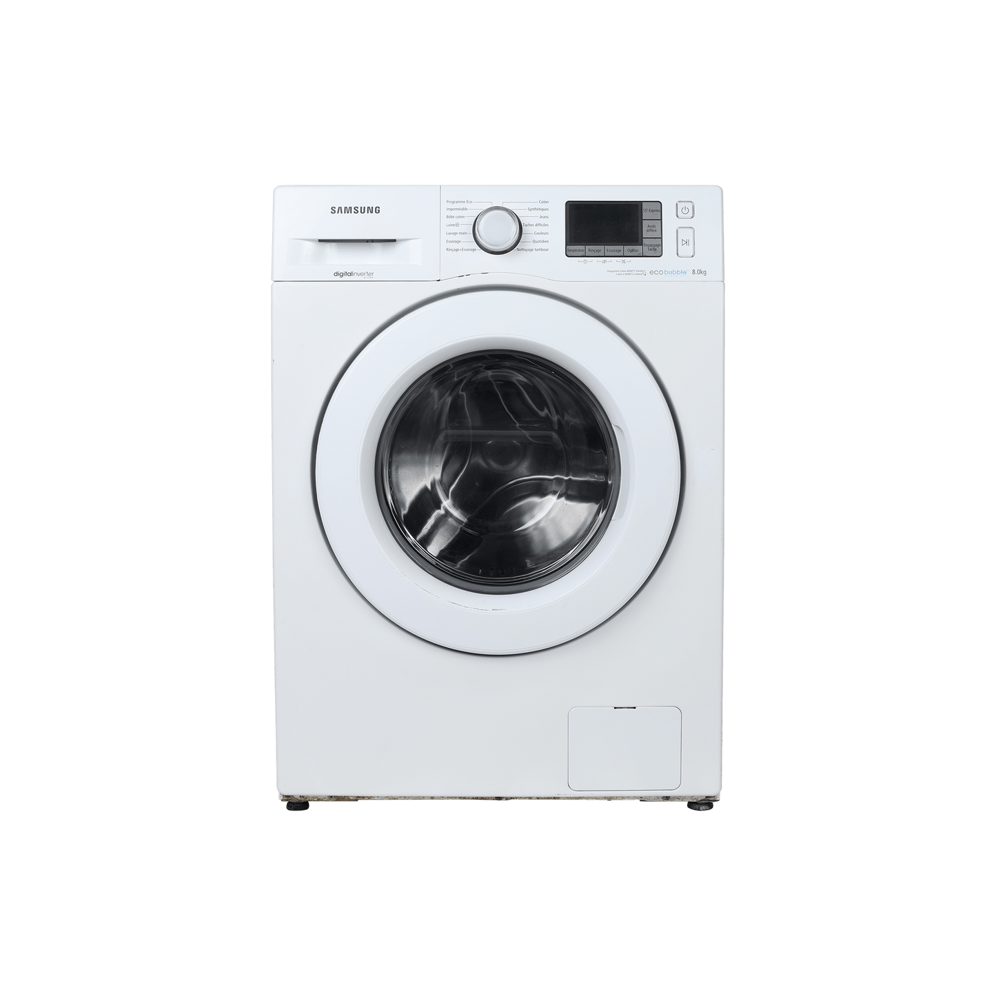 Lave-Linge Hublot 8 kg Reconditionné SAMSUNG WF80F5E3U2W : vue de face
