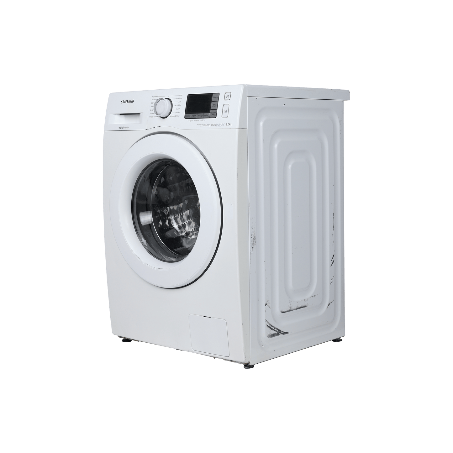 Lave-Linge Hublot 8 kg Reconditionné SAMSUNG WF80F5E3U2W : vue du côté droit