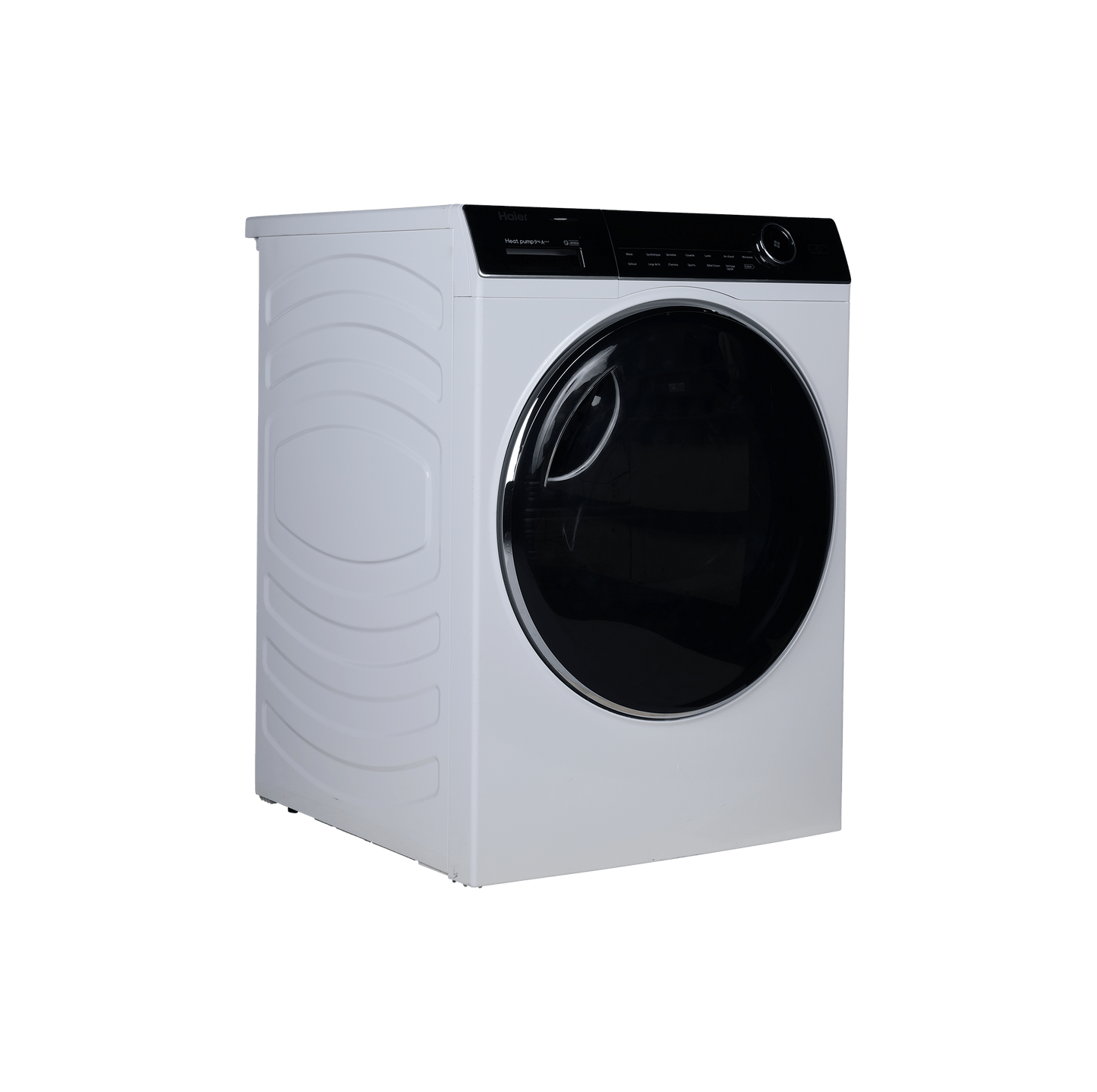Seche-Linge Pompe À Chaleur 9 kg Reconditionné HAIER HD90-A3979 : vue du côté droit