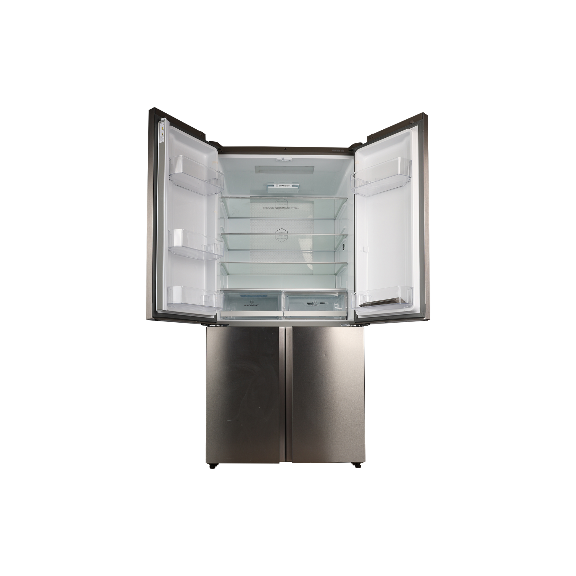 Réfrigérateur Multi-Portes 628 L Reconditionné HAIER HTF-710DP7 : vue de l'intérieur