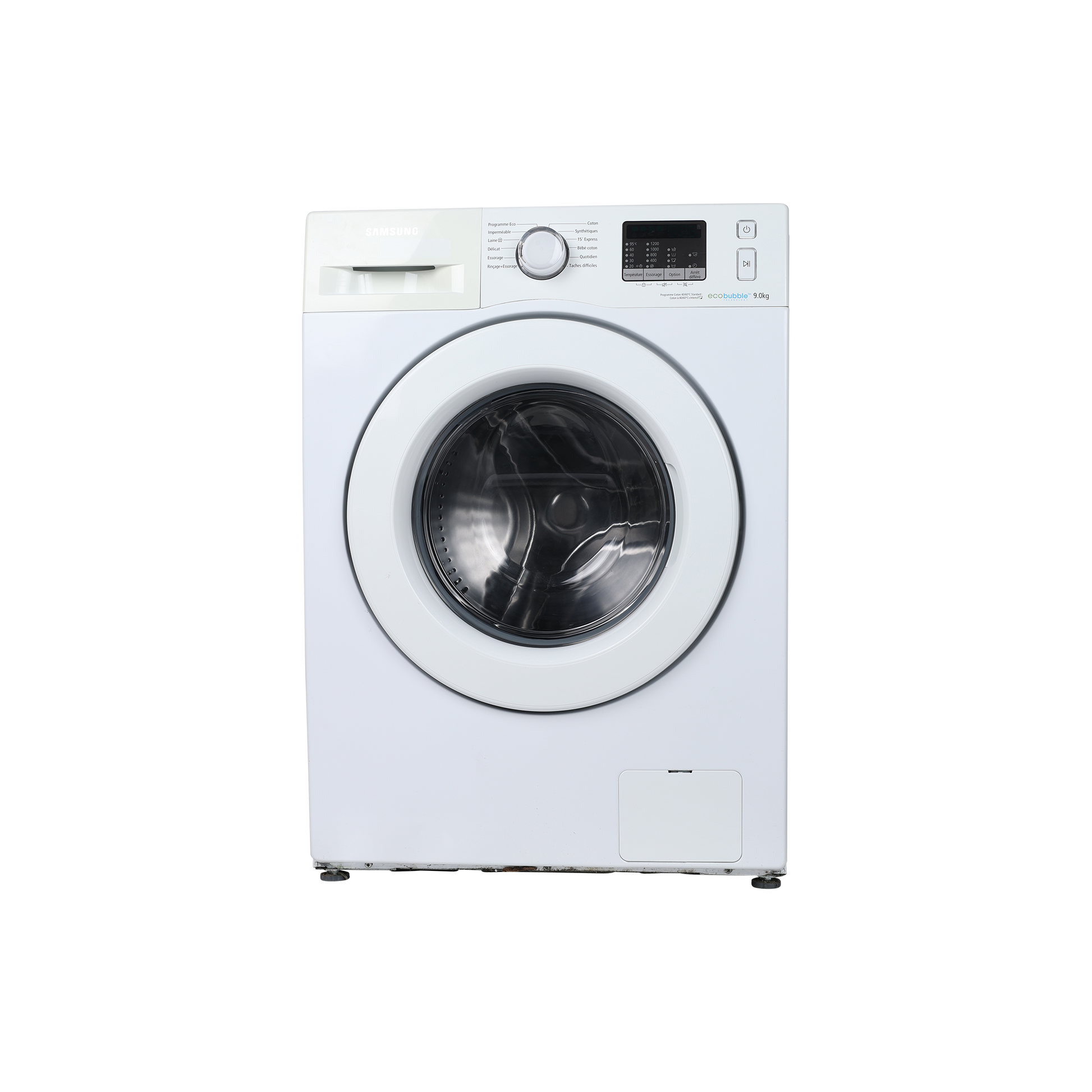 Lave-Linge Hublot 9 kg Reconditionné SAMSUNG WF90F5E0W2W : vue de face